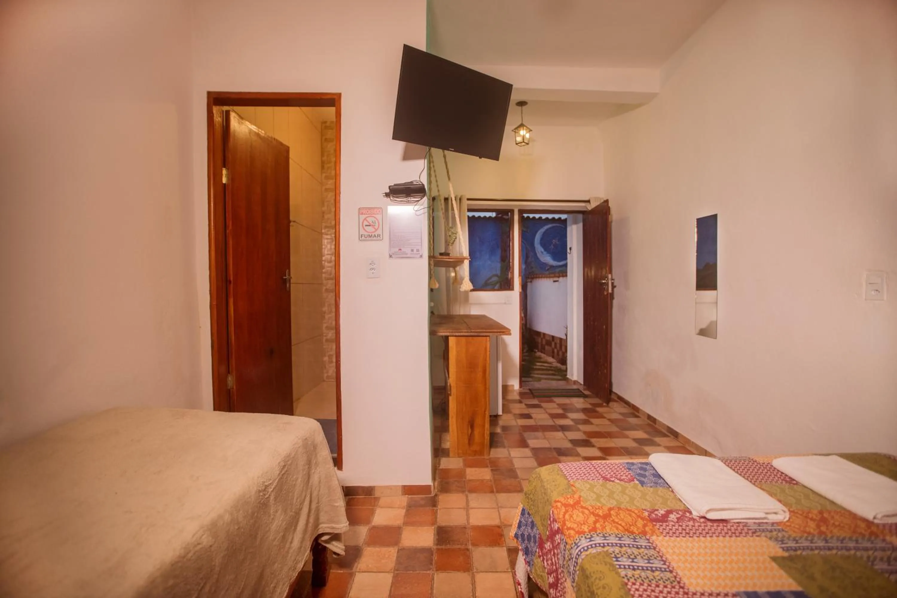 Photo of the whole room, Bed in Pousada Rosa Mistica