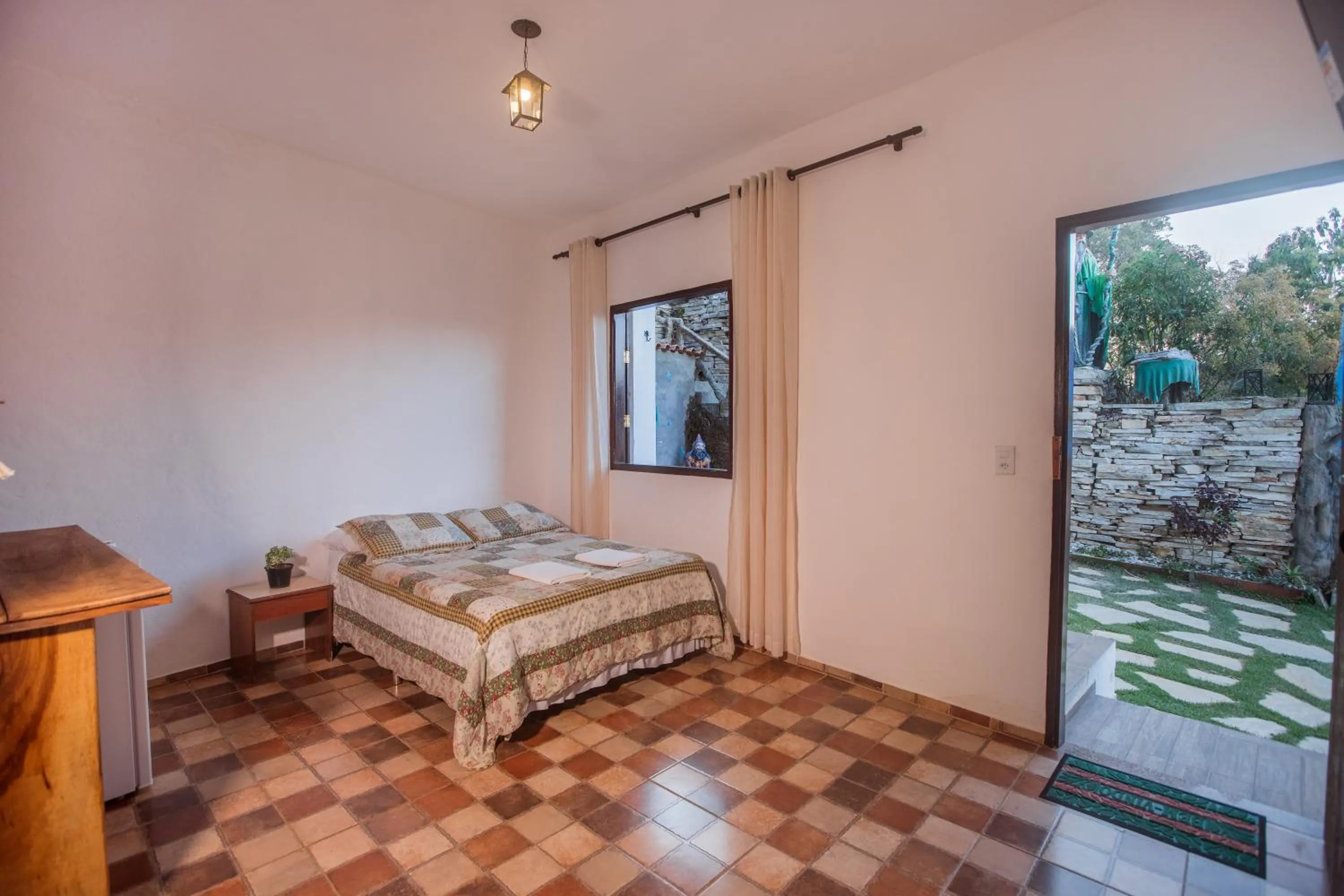 Bed in Pousada Rosa Mistica