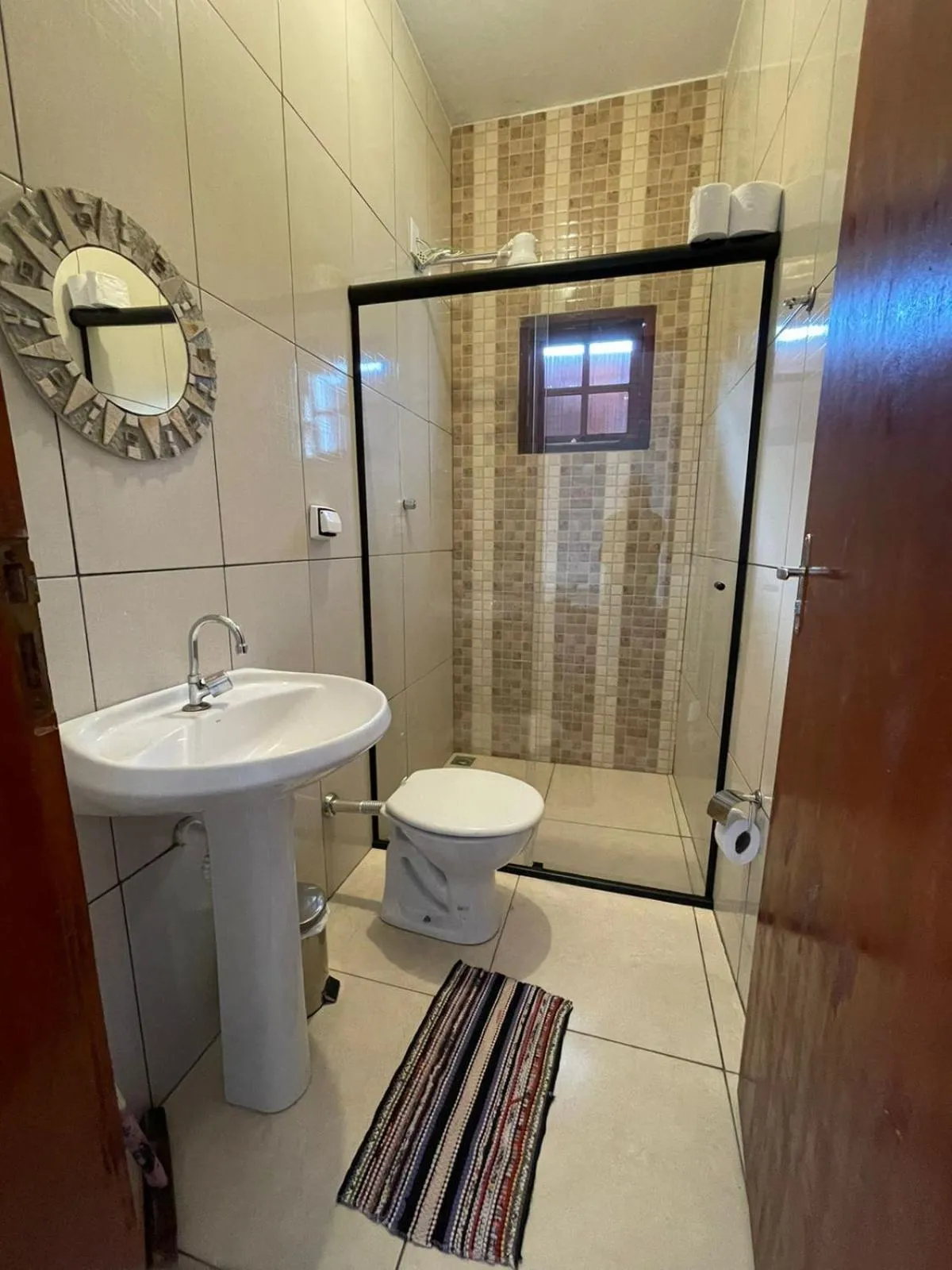 Bathroom in Pousada Rosa Mistica