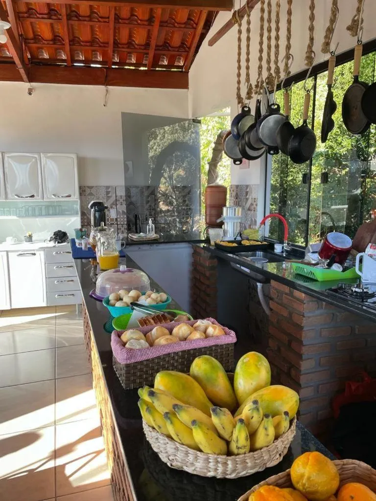 Buffet breakfast in Pousada Rosa Mistica