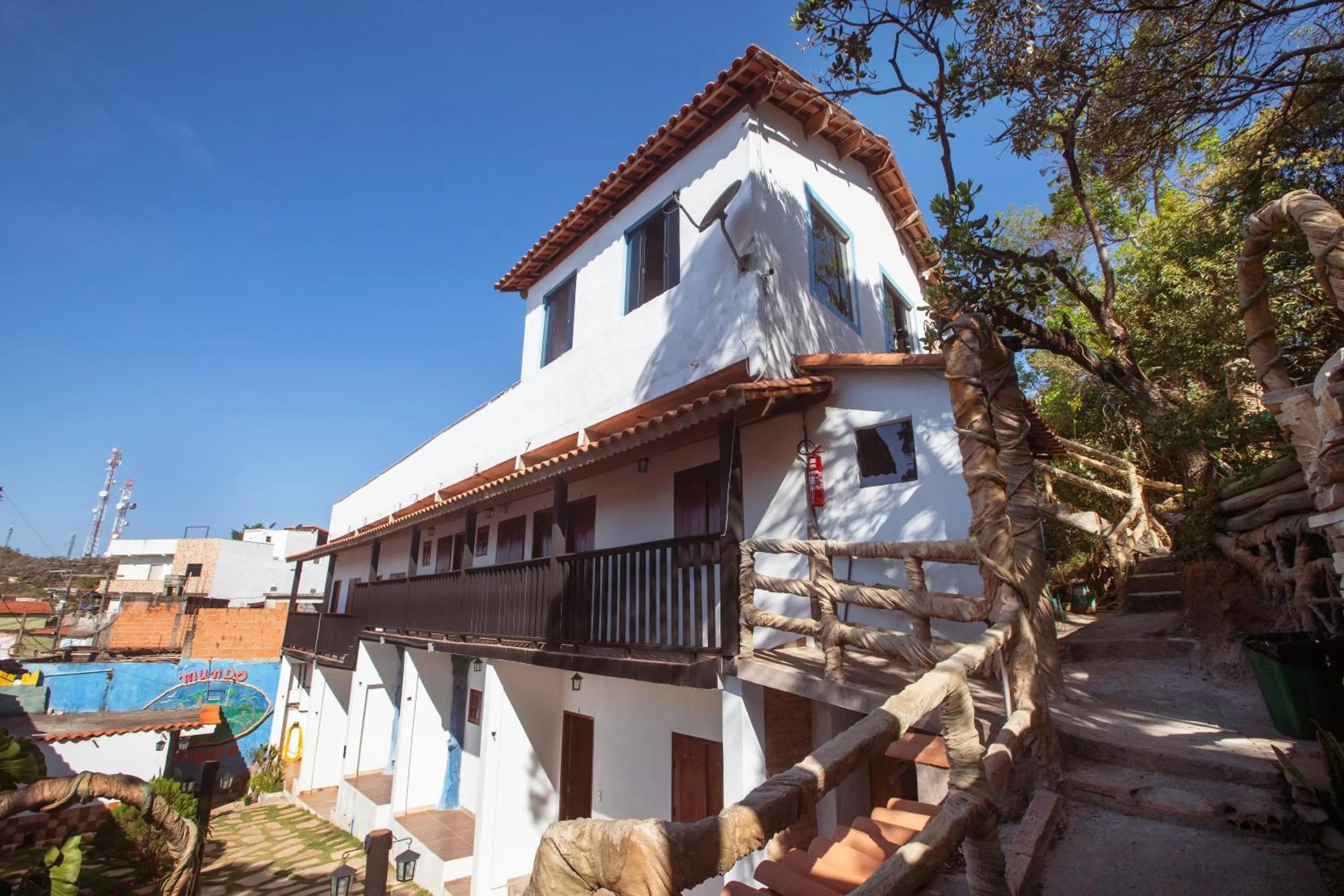 Property building in Pousada Rosa Mistica