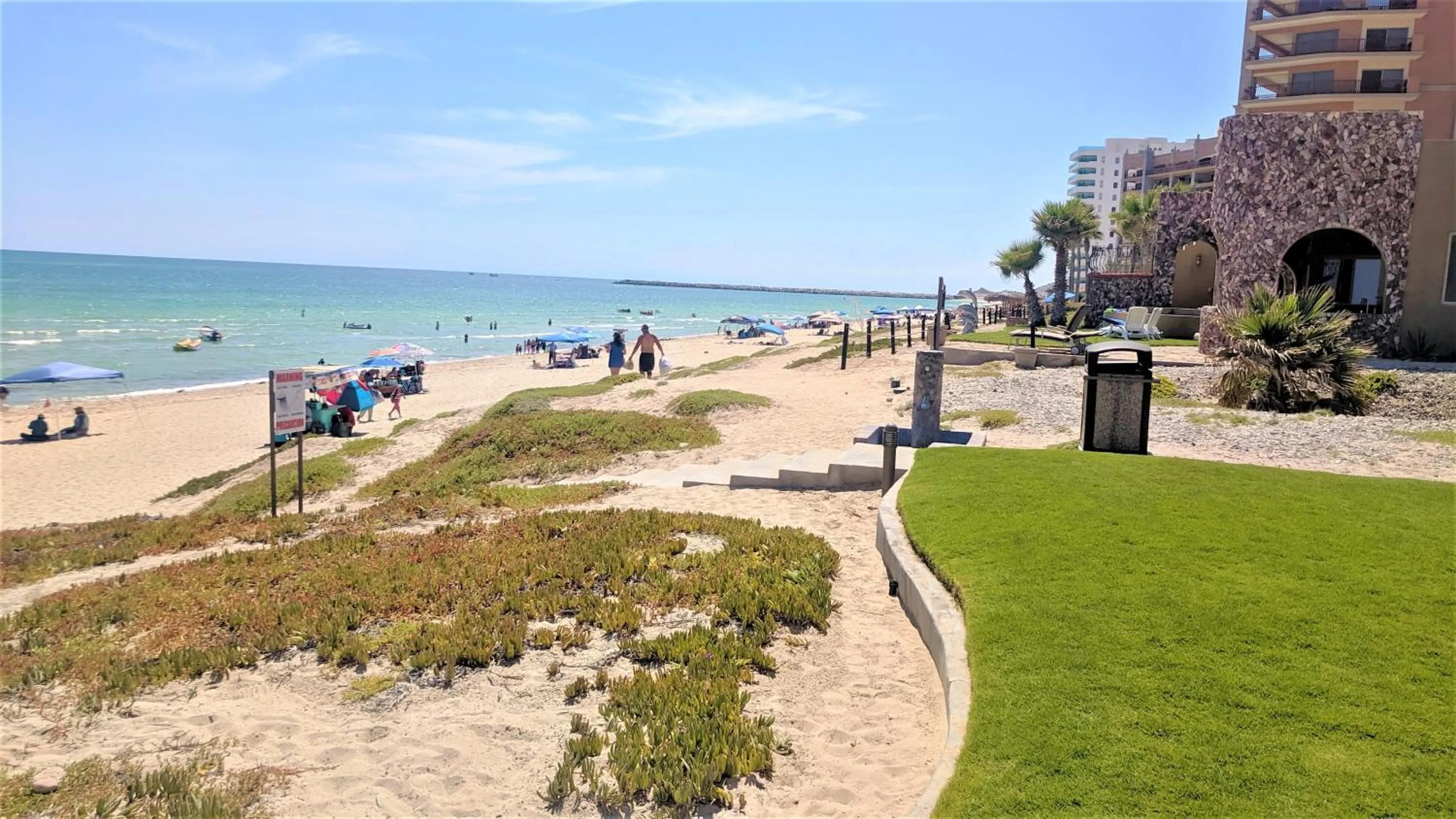 Beach in Bella Sirena Luxury Resort 205-D