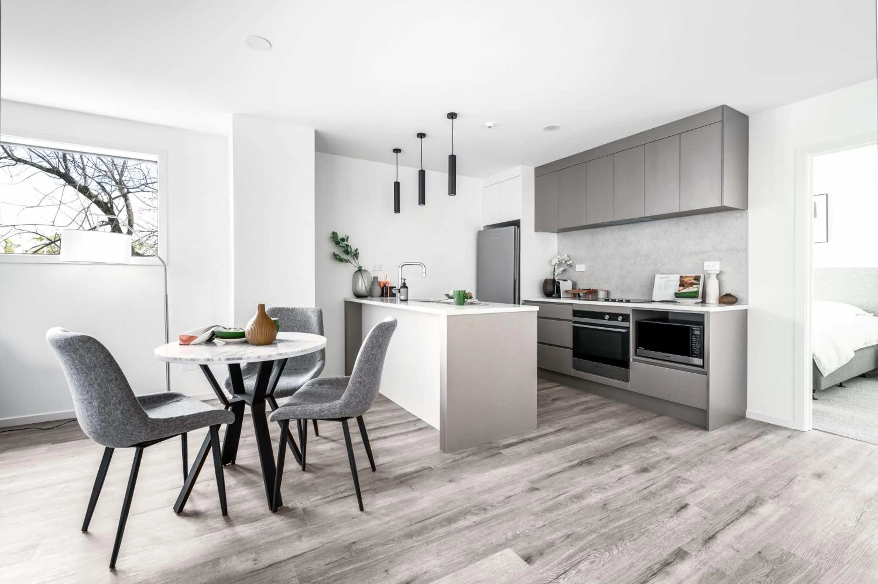 Kitchen or kitchenette in Sunrise Garden Suites