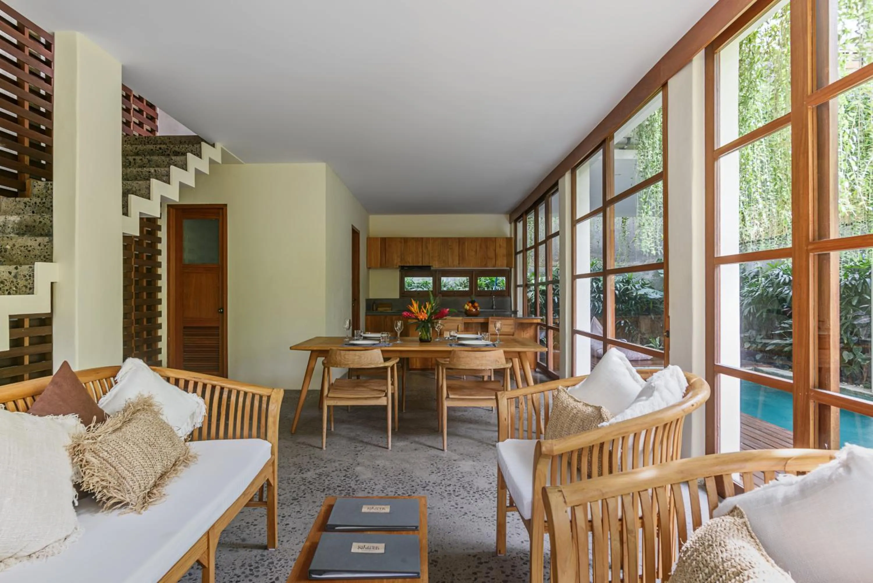 Living room in Anandathu Villas