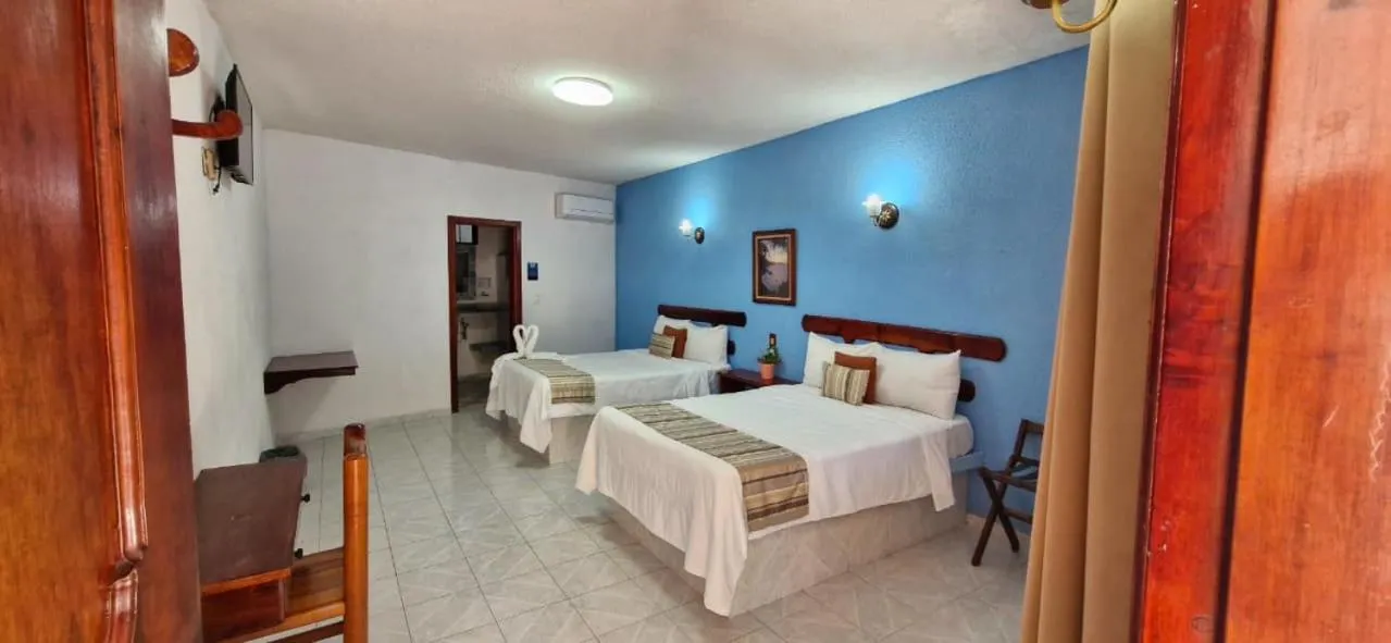 Bed in Hotel HF Hacienda San Francisco