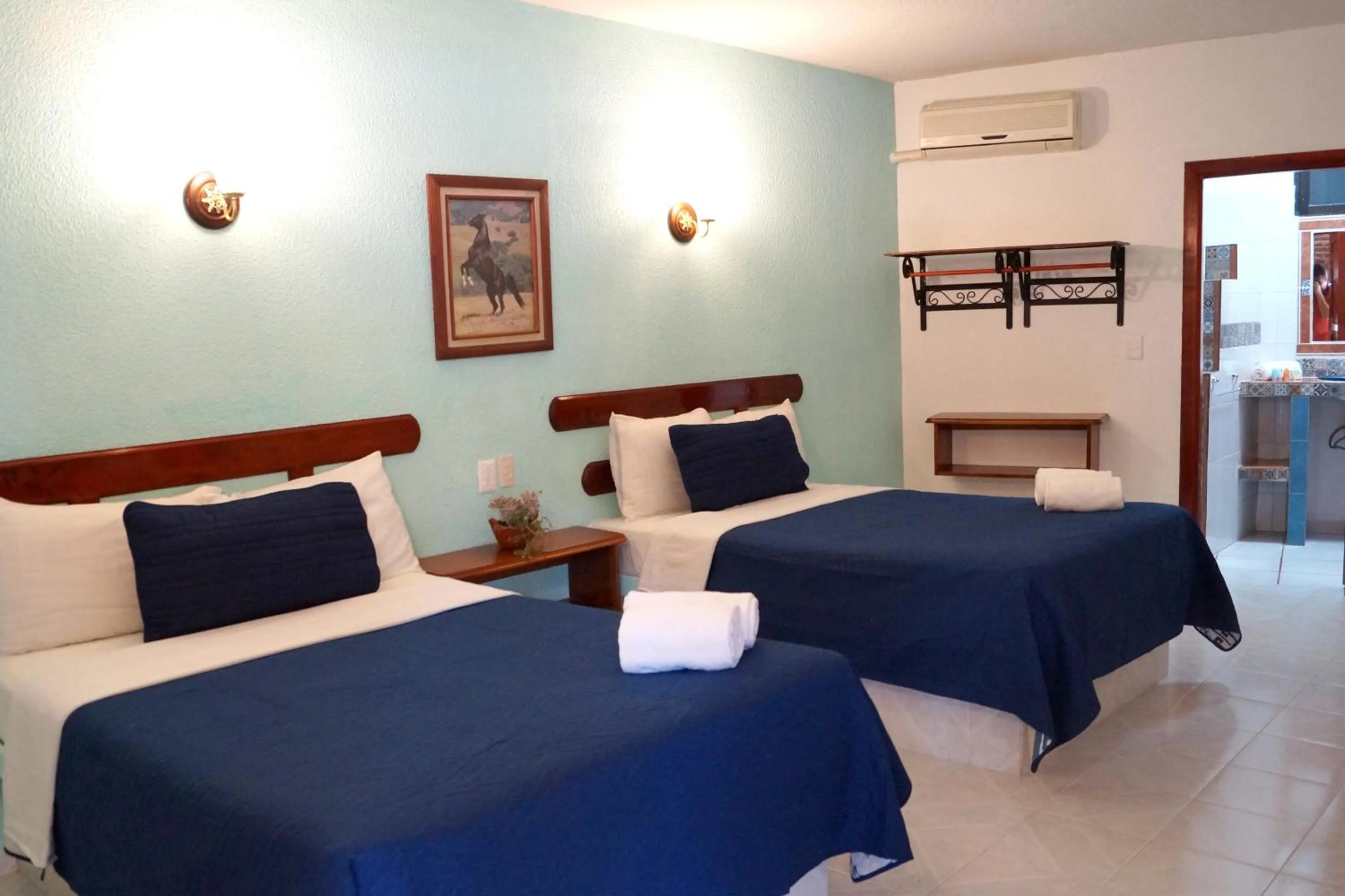 Bed in Hotel HF Hacienda San Francisco