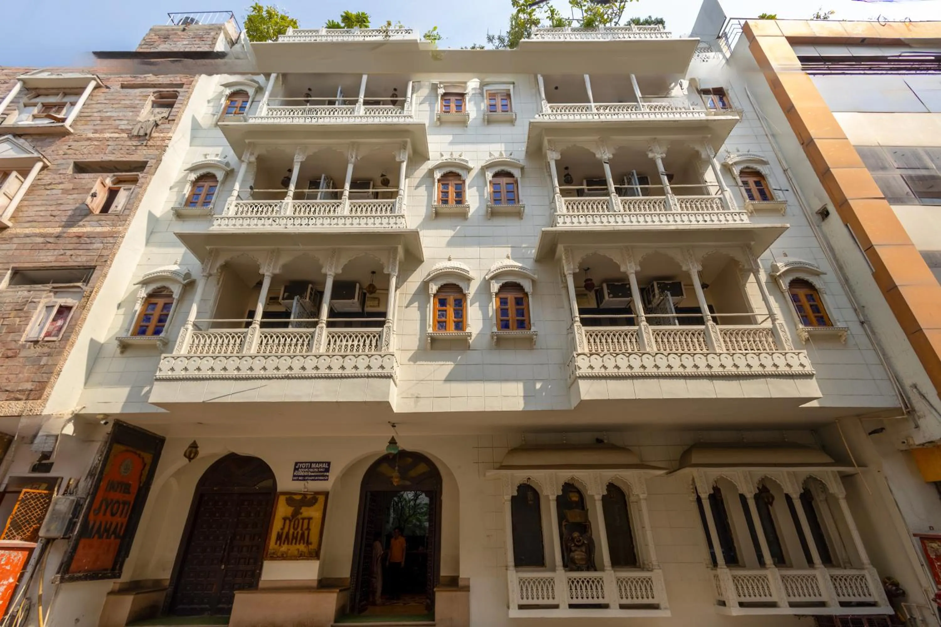 Property building in Jyoti Mahal - A Royal Heritage Hotel - Award Winning Hotel - Close to Connaught Place