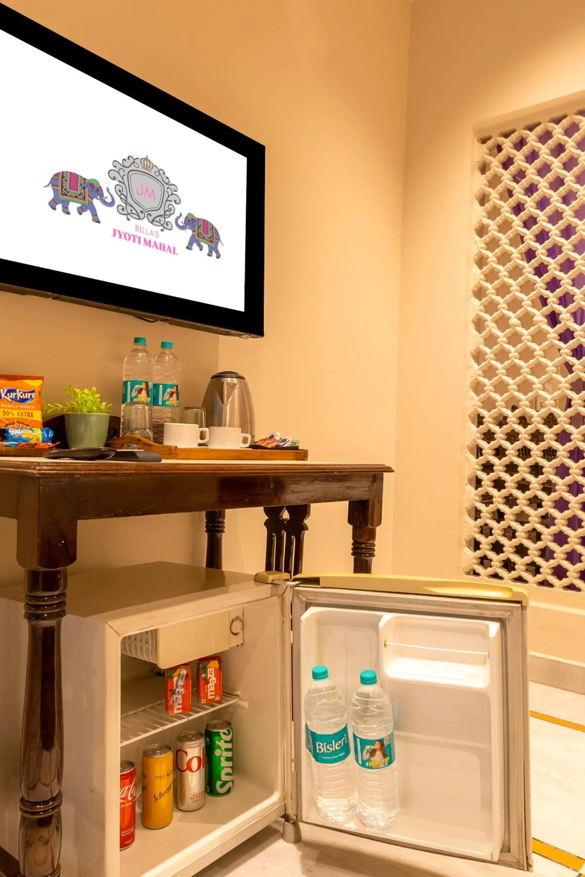 Bedroom in Jyoti Mahal - A Royal Heritage Hotel - Award Winning Hotel - Close to Connaught Place