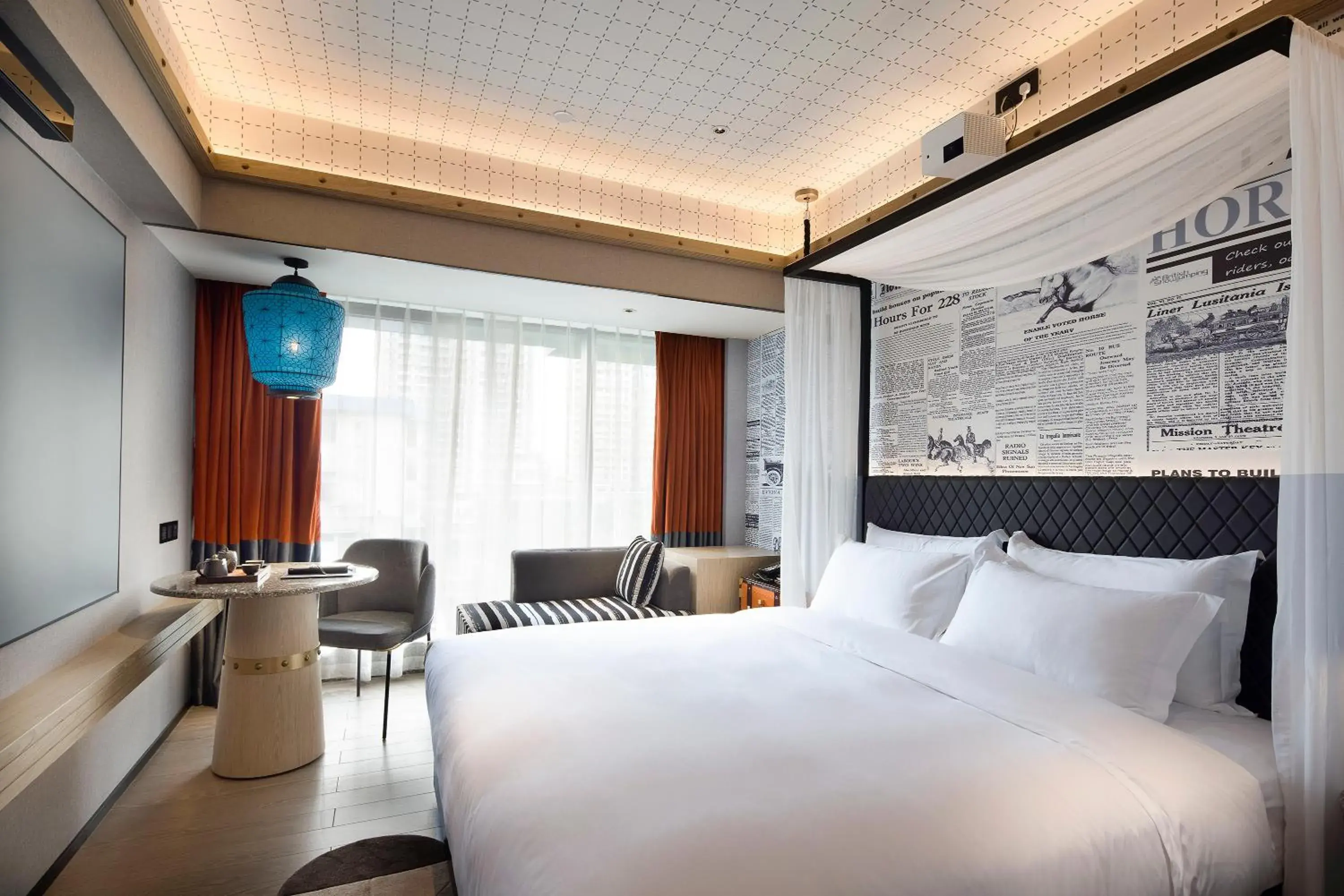 Photo of the whole room, Bed in Arthur Hotel Canton Tower Guangzhou Photo of the whole room, Bed in Arthur Hotel Canton Tower Guangzhou
