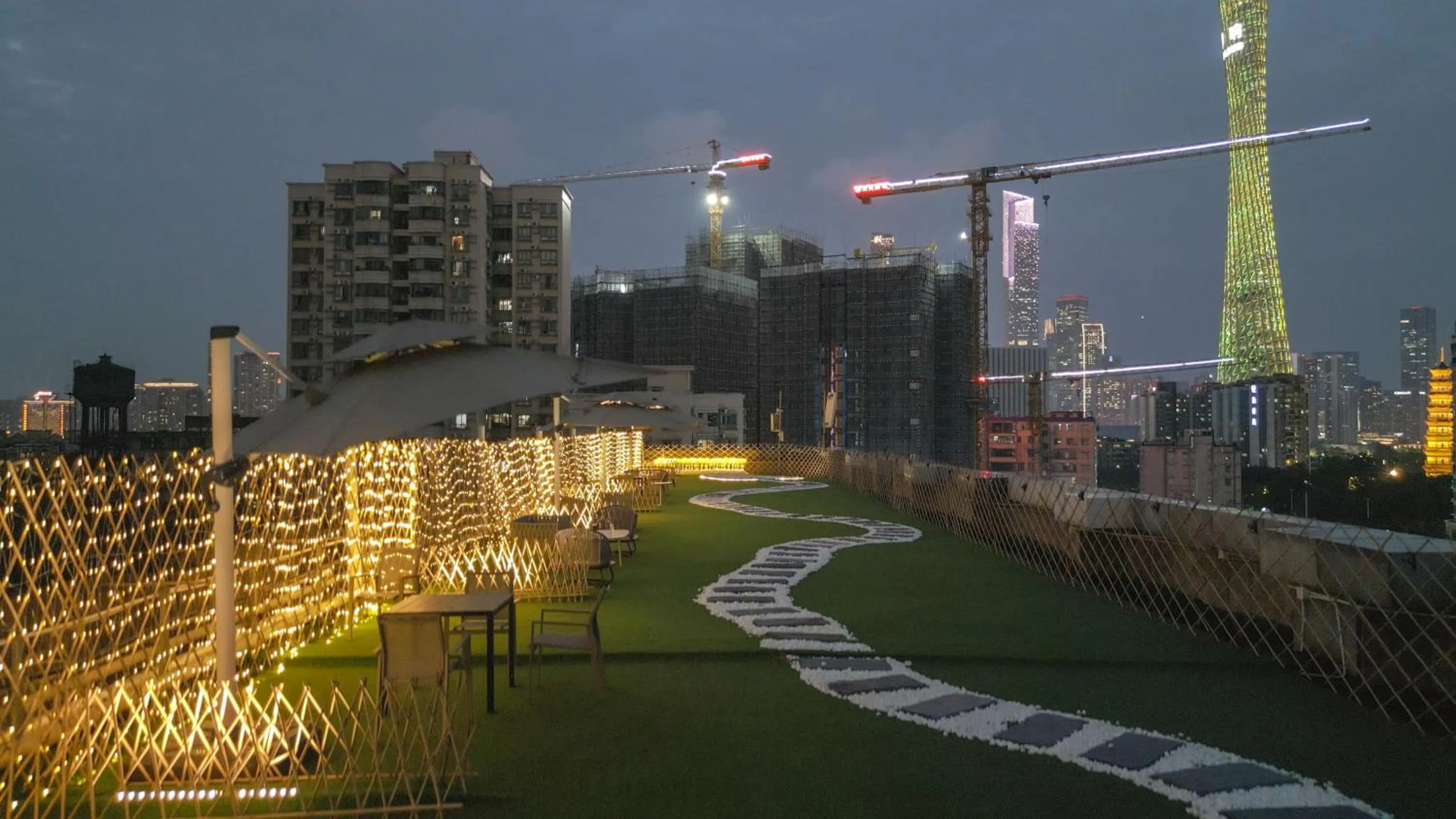 Garden in Arthur Hotel Canton Tower Guangzhou