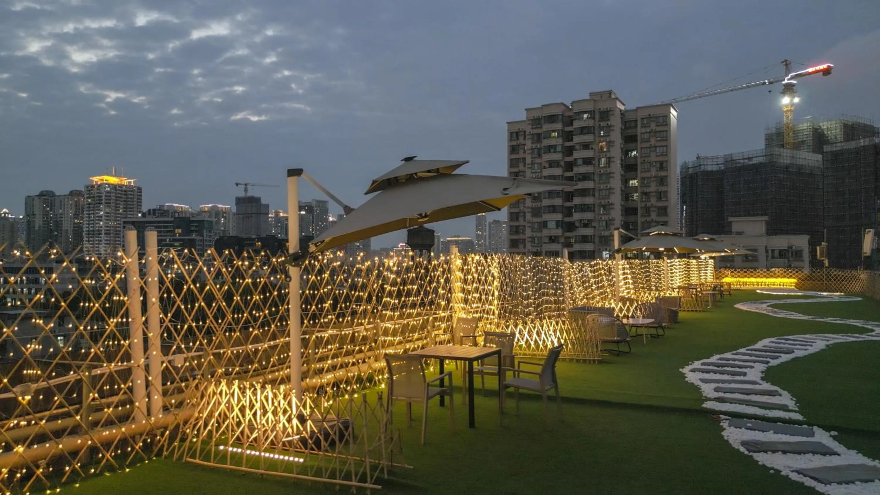 Garden in Arthur Hotel Canton Tower Guangzhou
