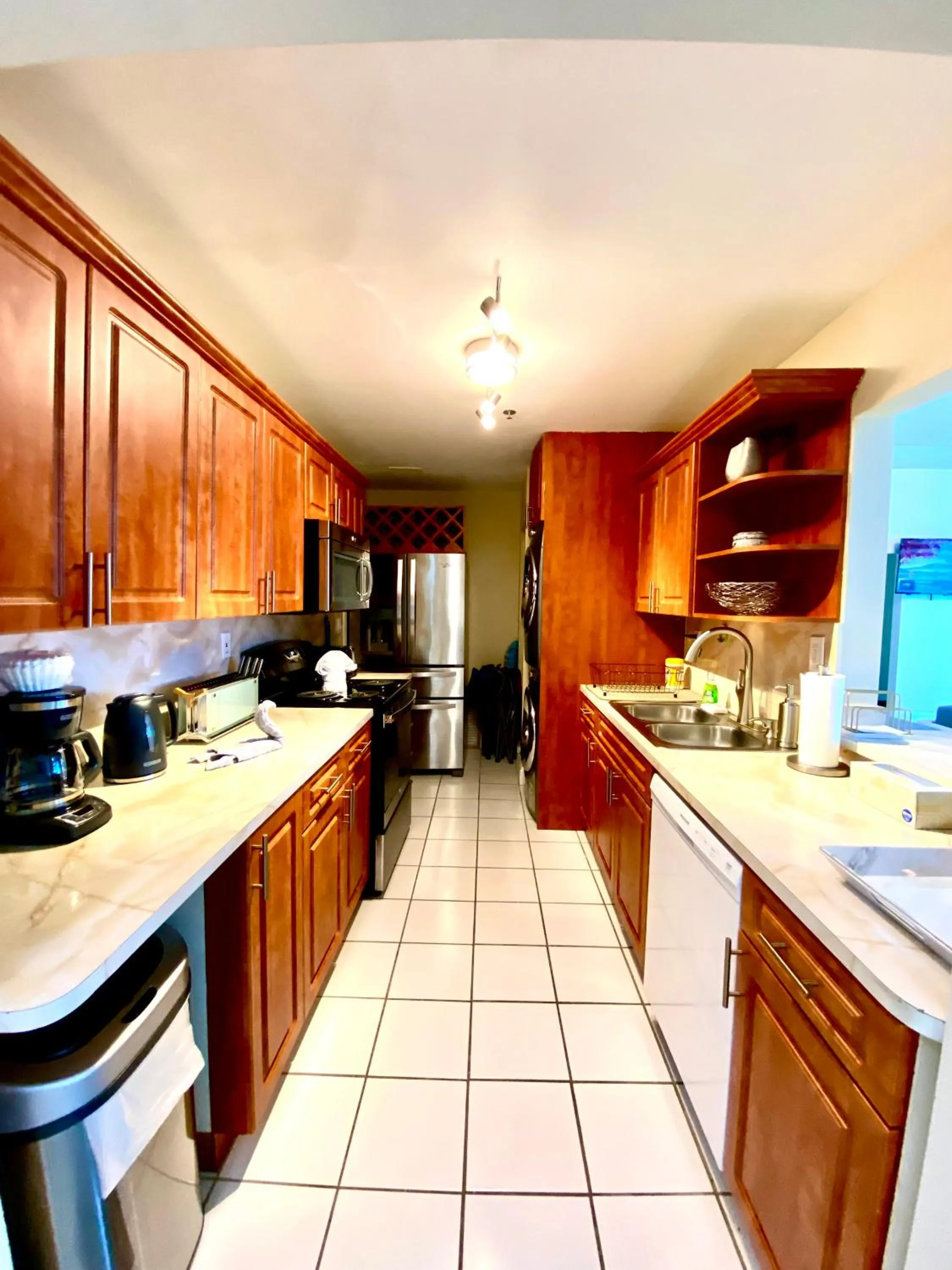 Coffee/tea facilities in Castle Beach Resort Condo - Panoramic Large Penthouse or Deluxe 1 BR Direct Ocean View and beach access- Updated-Free parking-