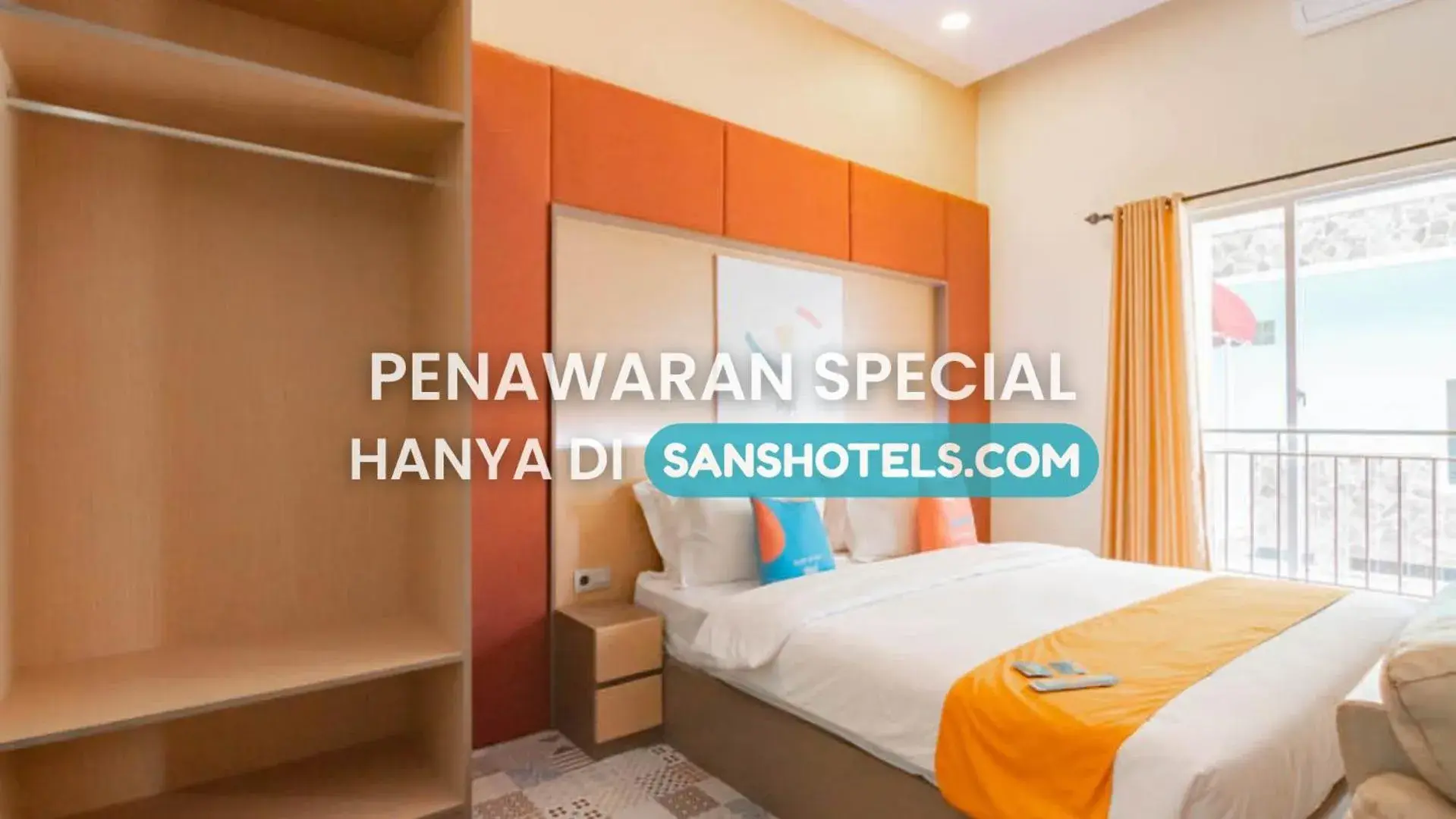 Bedroom, Bed in Sans Resort Parung Bogor Bedroom, Bed in Sans Resort Parung Bogor