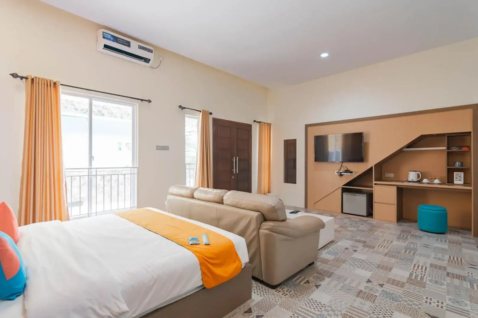 Bedroom, Bed in Sans Resort Parung Bogor Bedroom, Bed in Sans Resort Parung Bogor