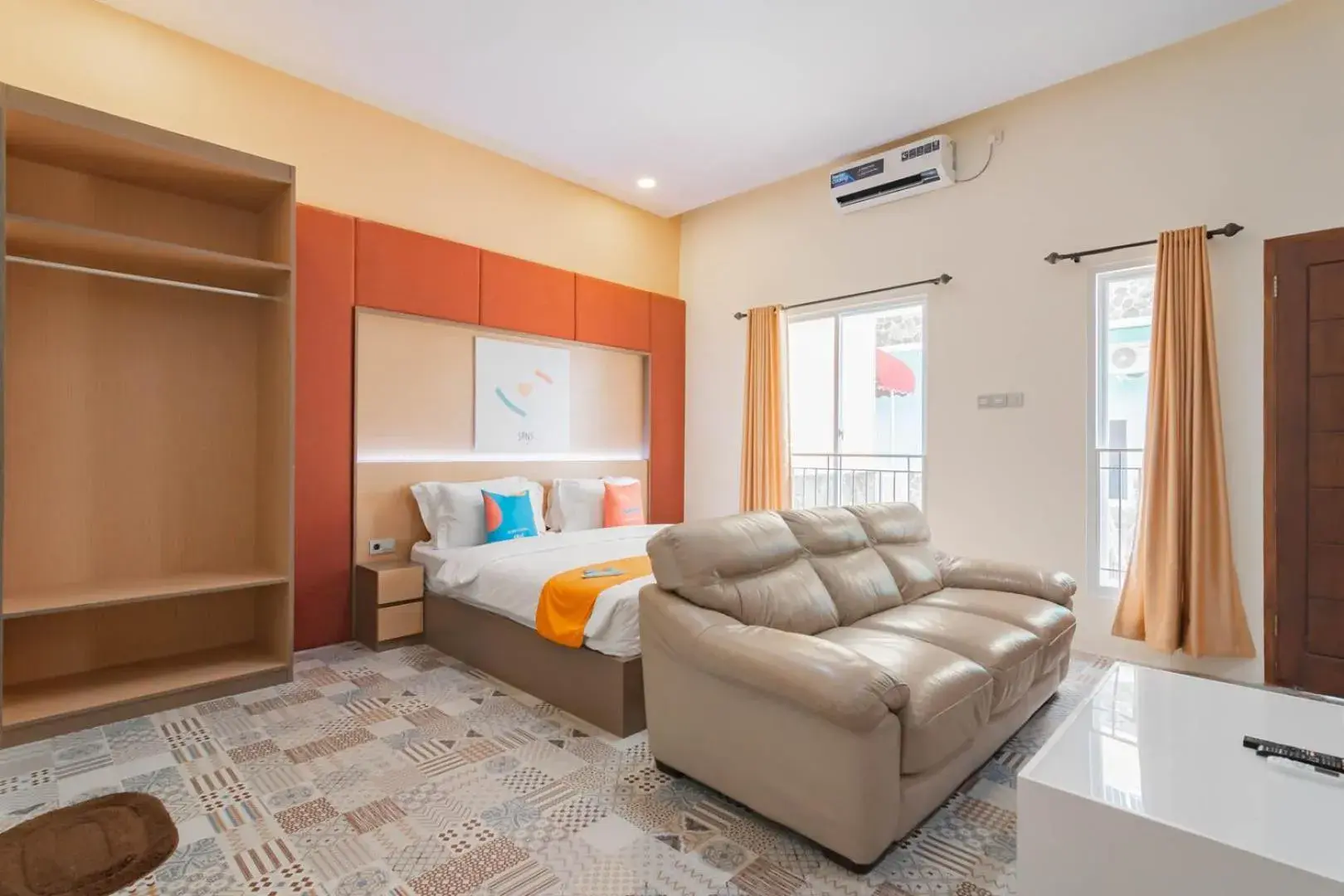 Bedroom, Bed in Sans Resort Parung Bogor Bedroom, Bed in Sans Resort Parung Bogor