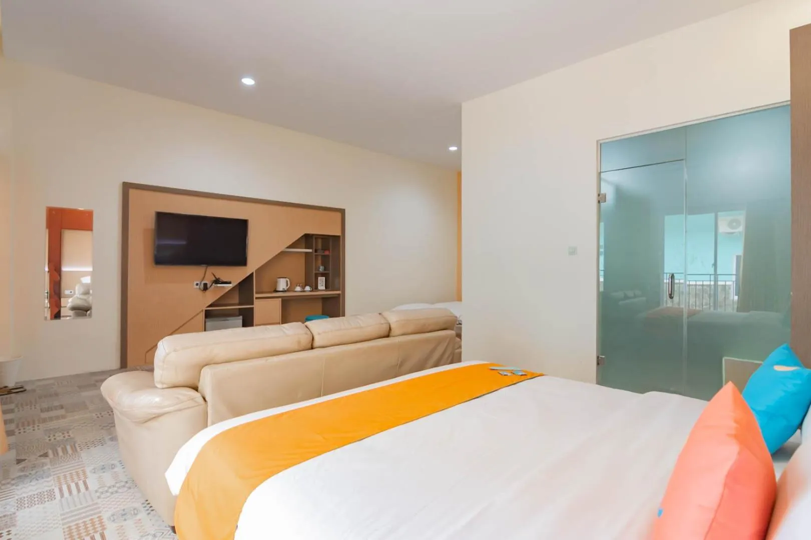 Bedroom in Sans Resort Parung Bogor