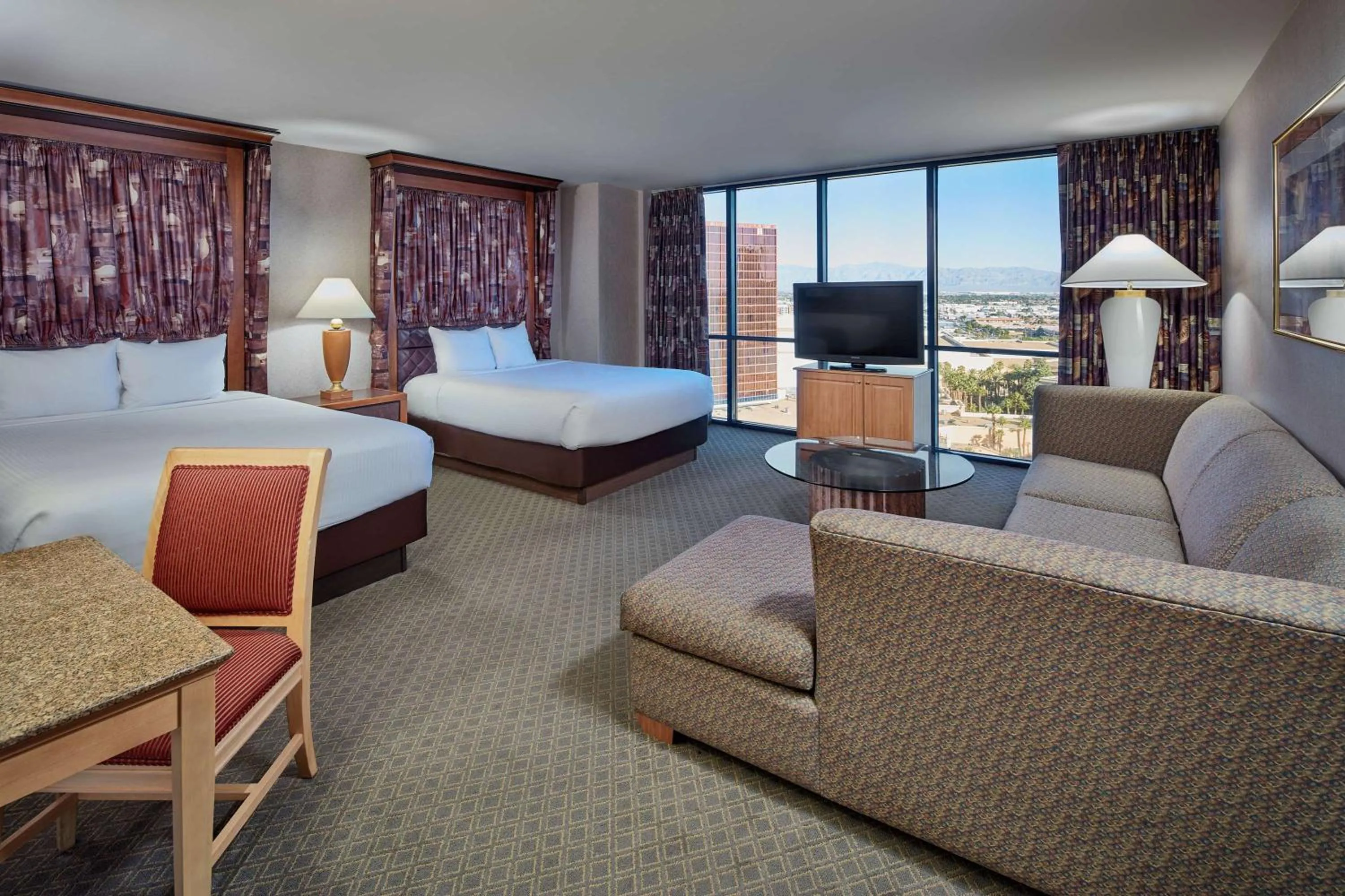 Bedroom, Bed in Rio Hotel & Casino, a Destination by Hyatt Hotel