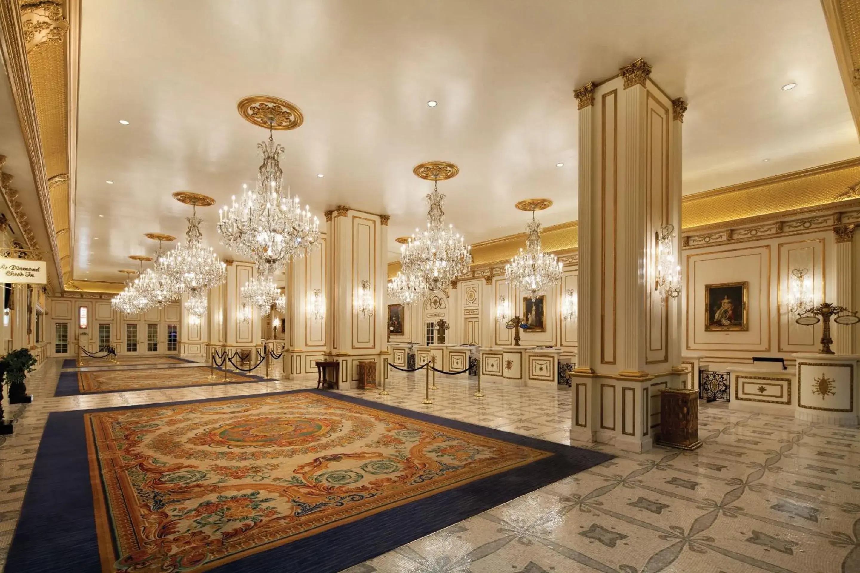 Lobby or reception in Paris Las Vegas Hotel & Casino Lobby or reception in Paris Las Vegas Hotel & Casino