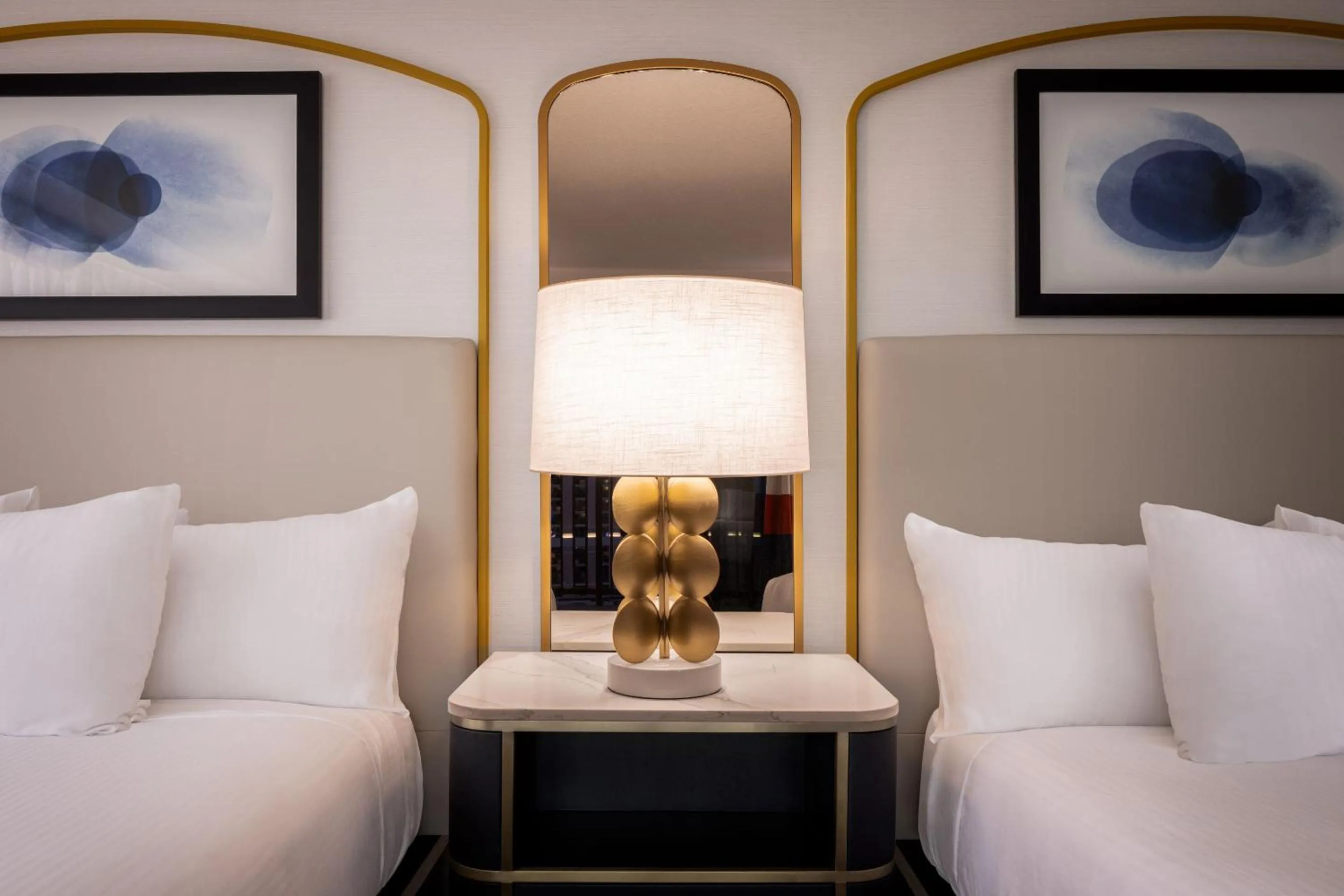 Bed in Paris Las Vegas Hotel & Casino