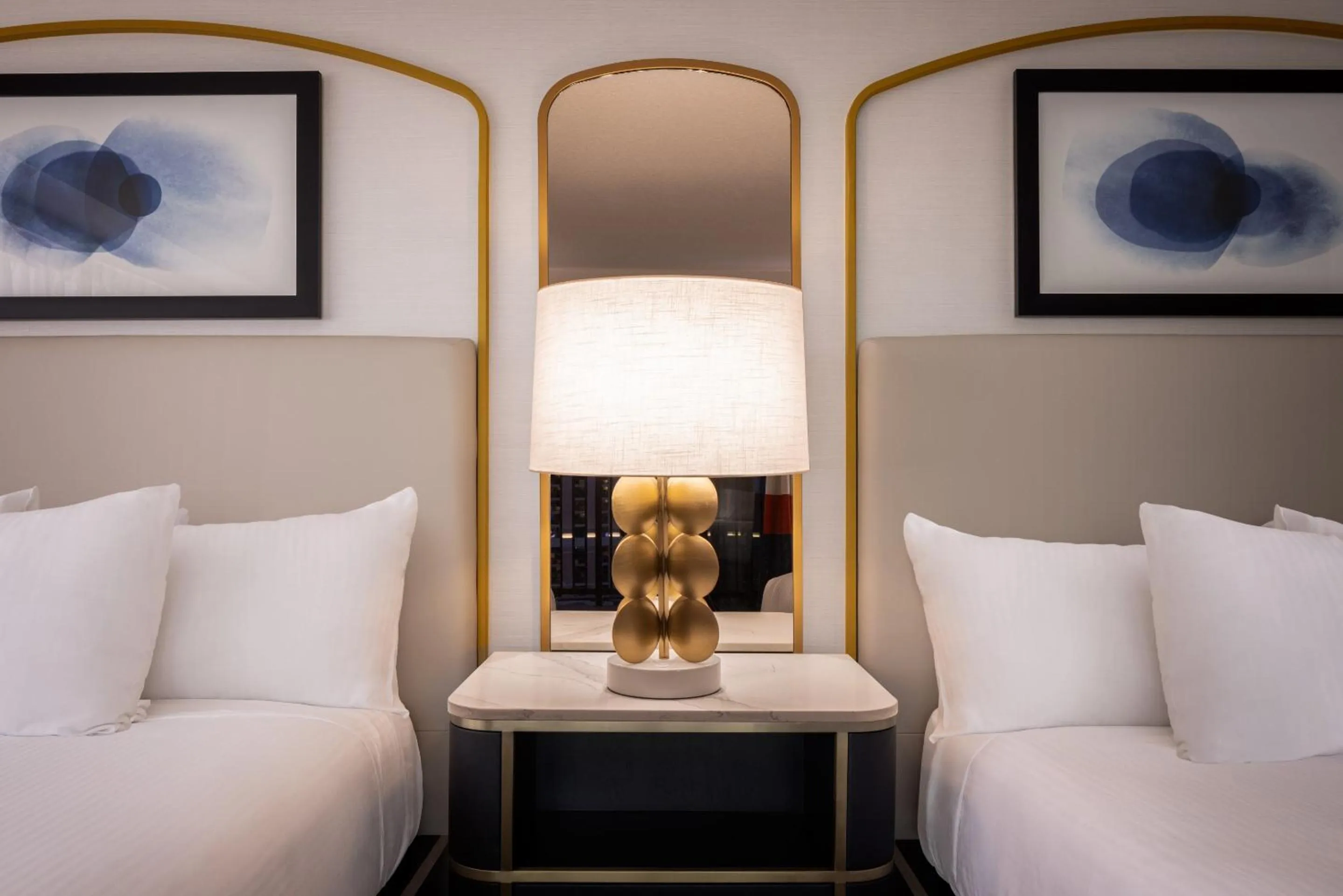 Bed in Paris Las Vegas Hotel & Casino