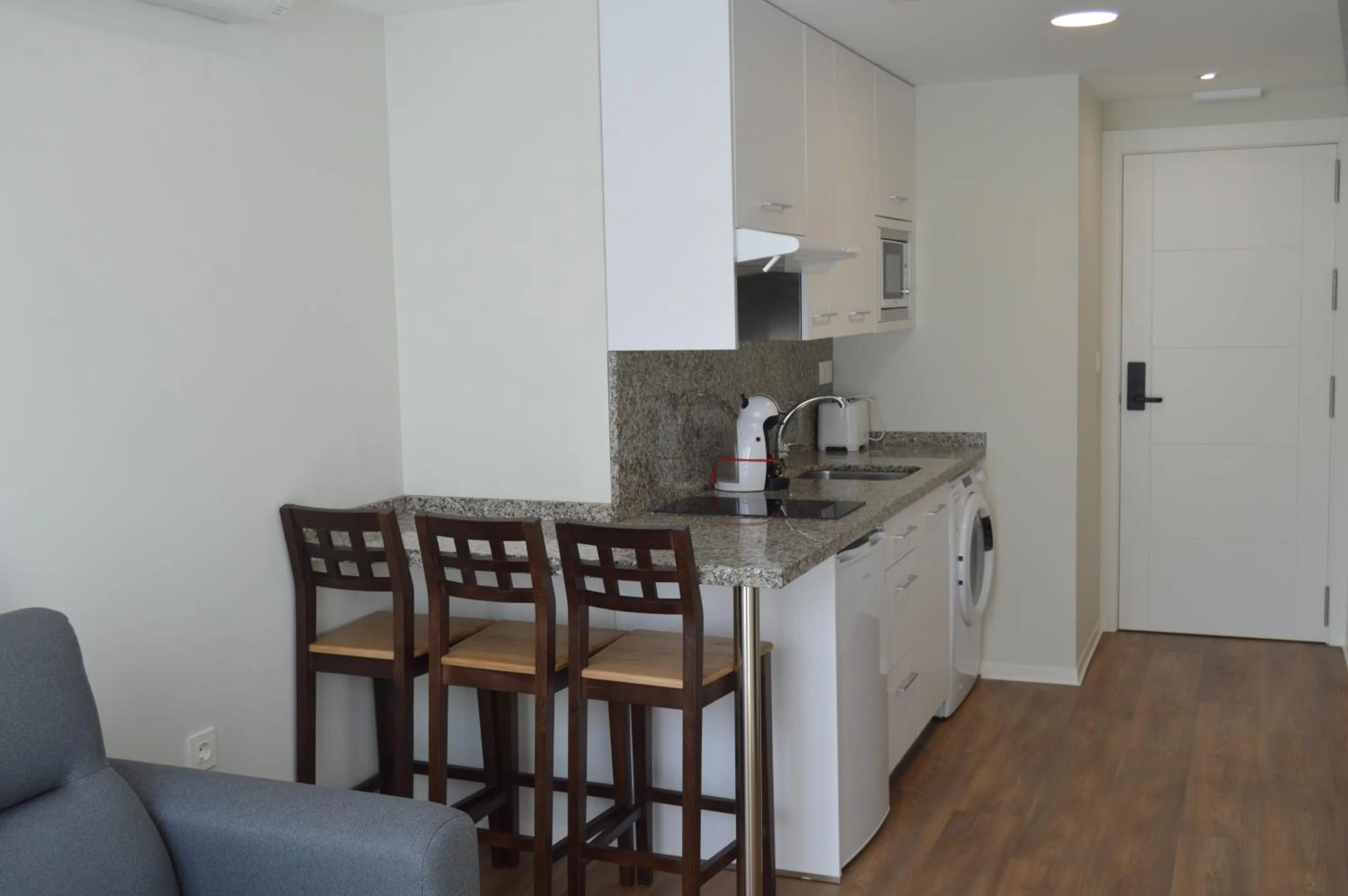 Kitchen or kitchenette in Apartamentos el Beyu