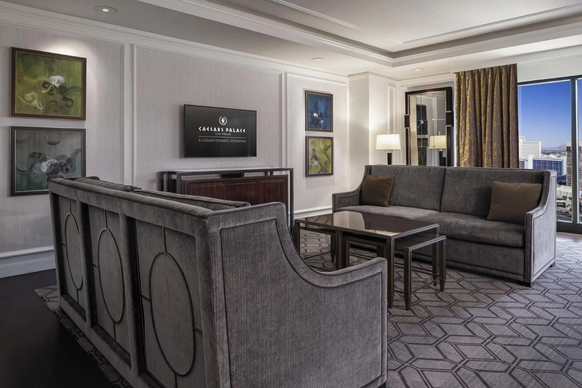 Seating area in Caesars Palace Hotel & Casino