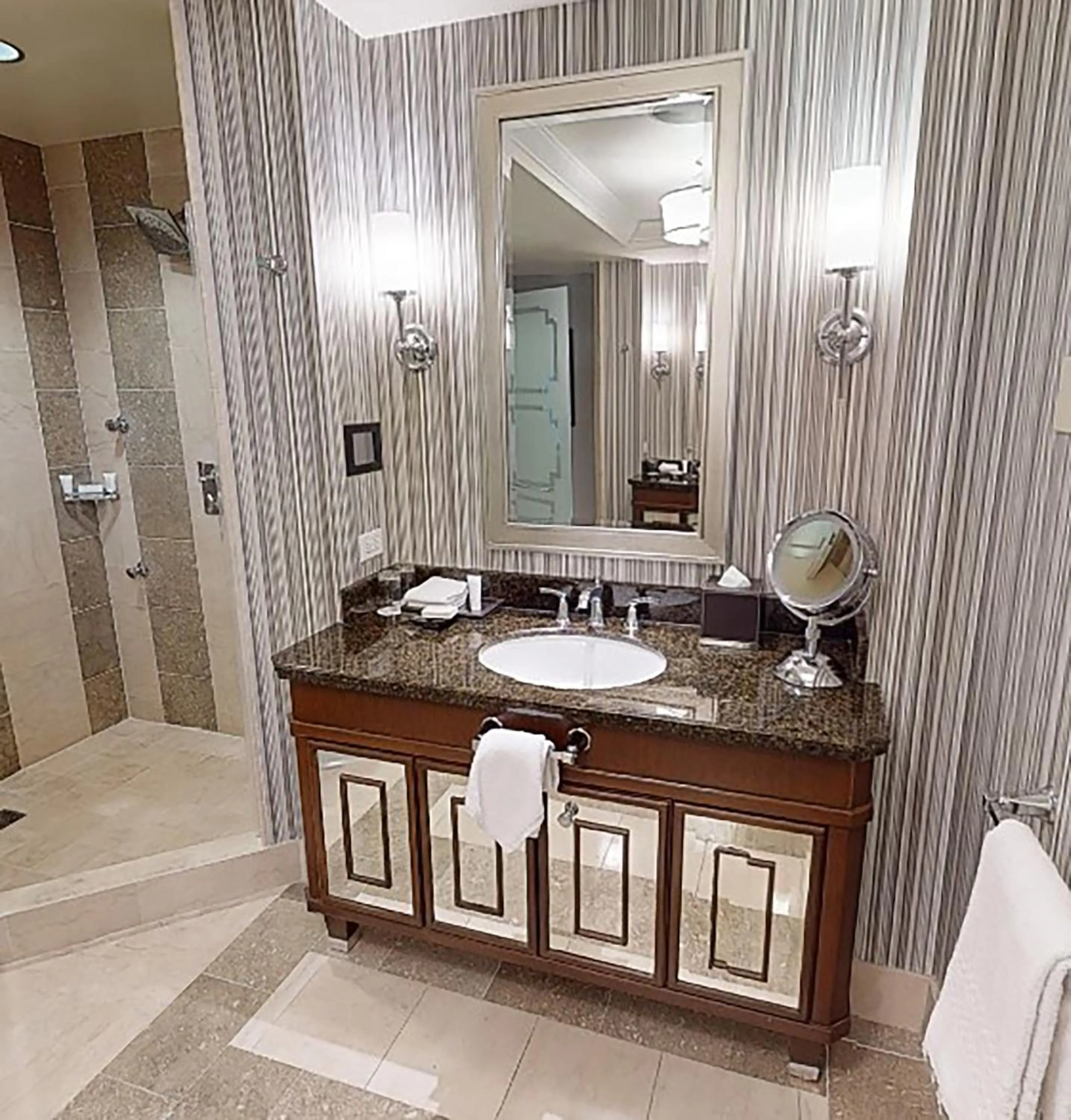 Bathroom in Caesars Palace Hotel & Casino
