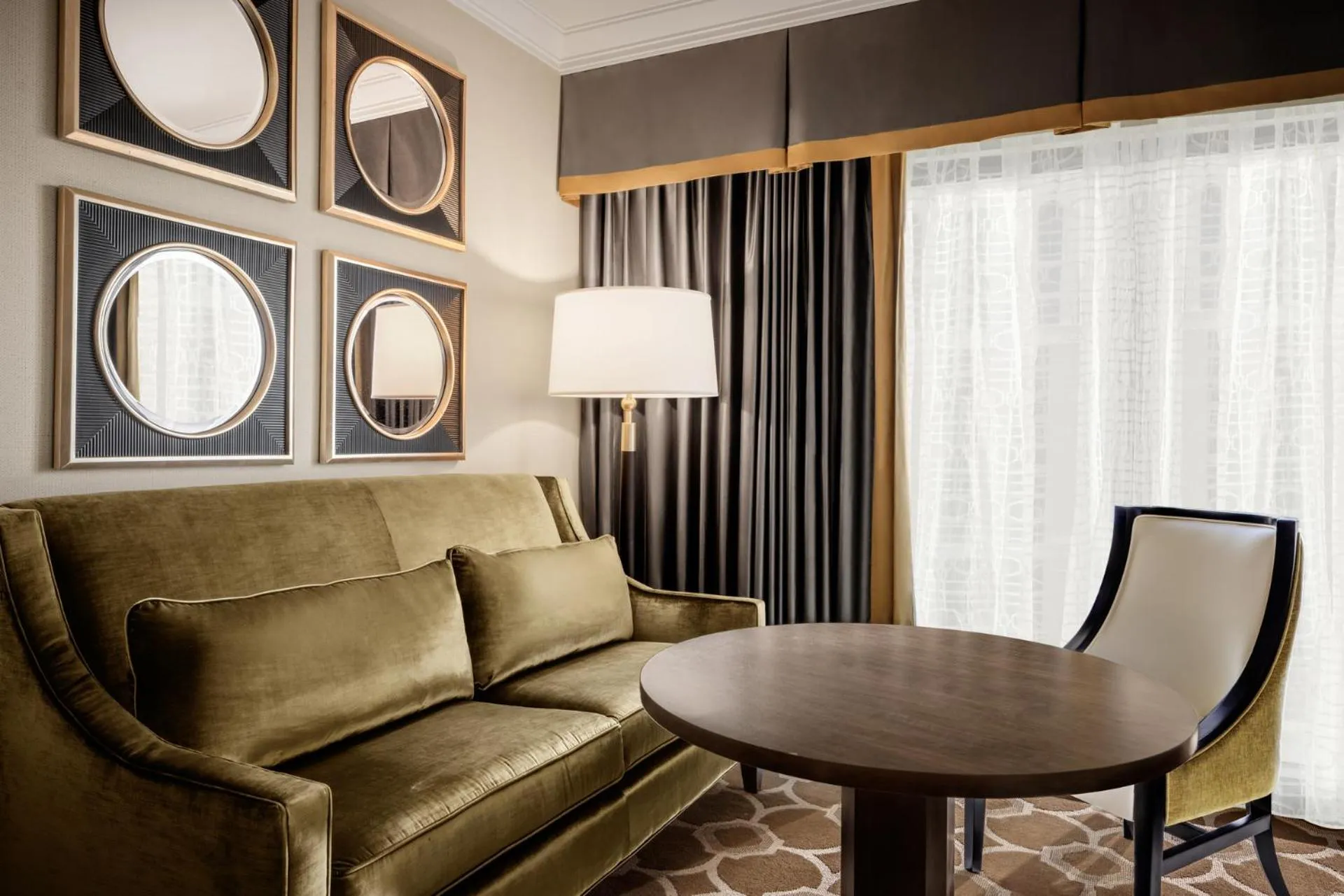 Seating area in Caesars Palace Hotel & Casino