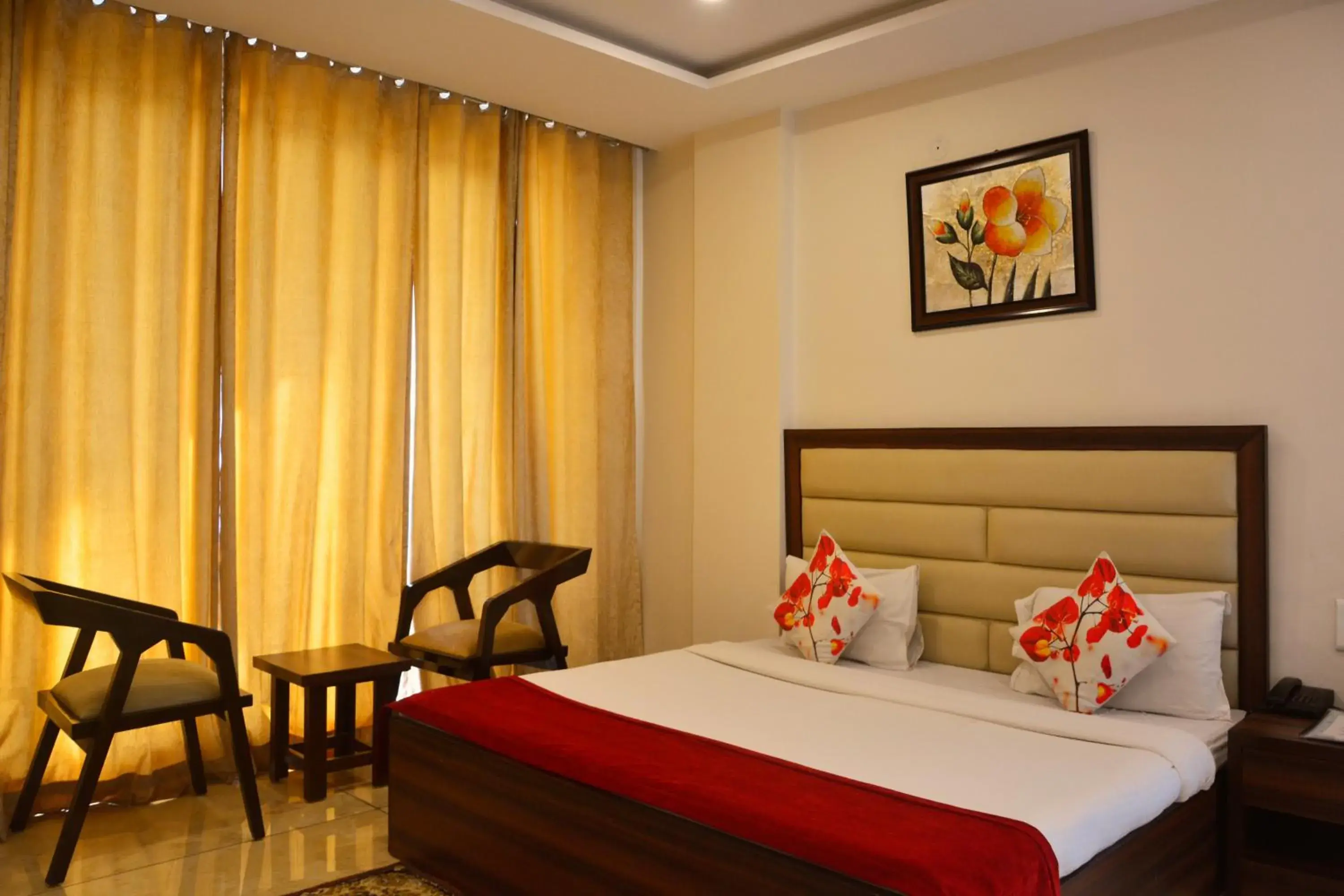 View (from property/room), Bed in SERENE SUITES View (from property/room), Bed in SERENE SUITES