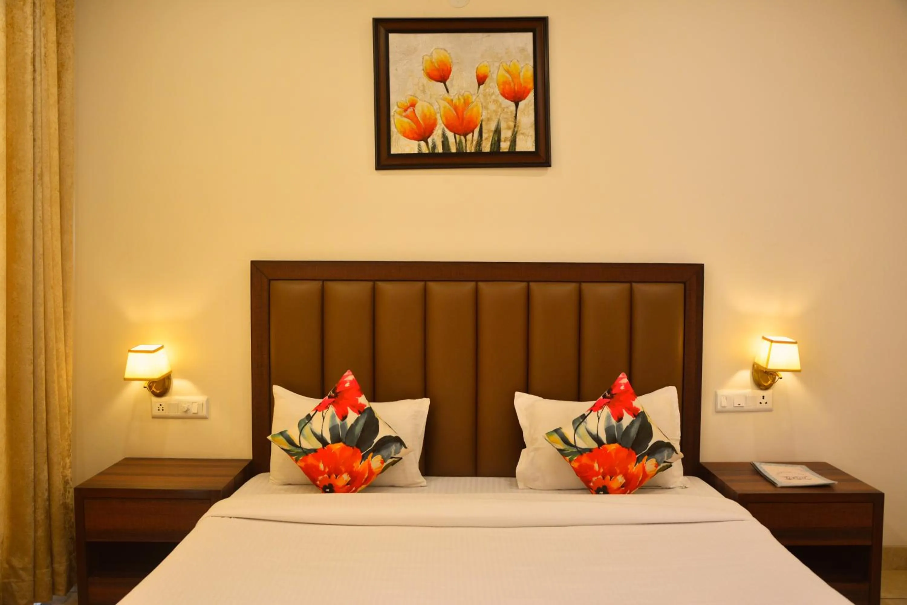 Living room, Bed in SERENE SUITES