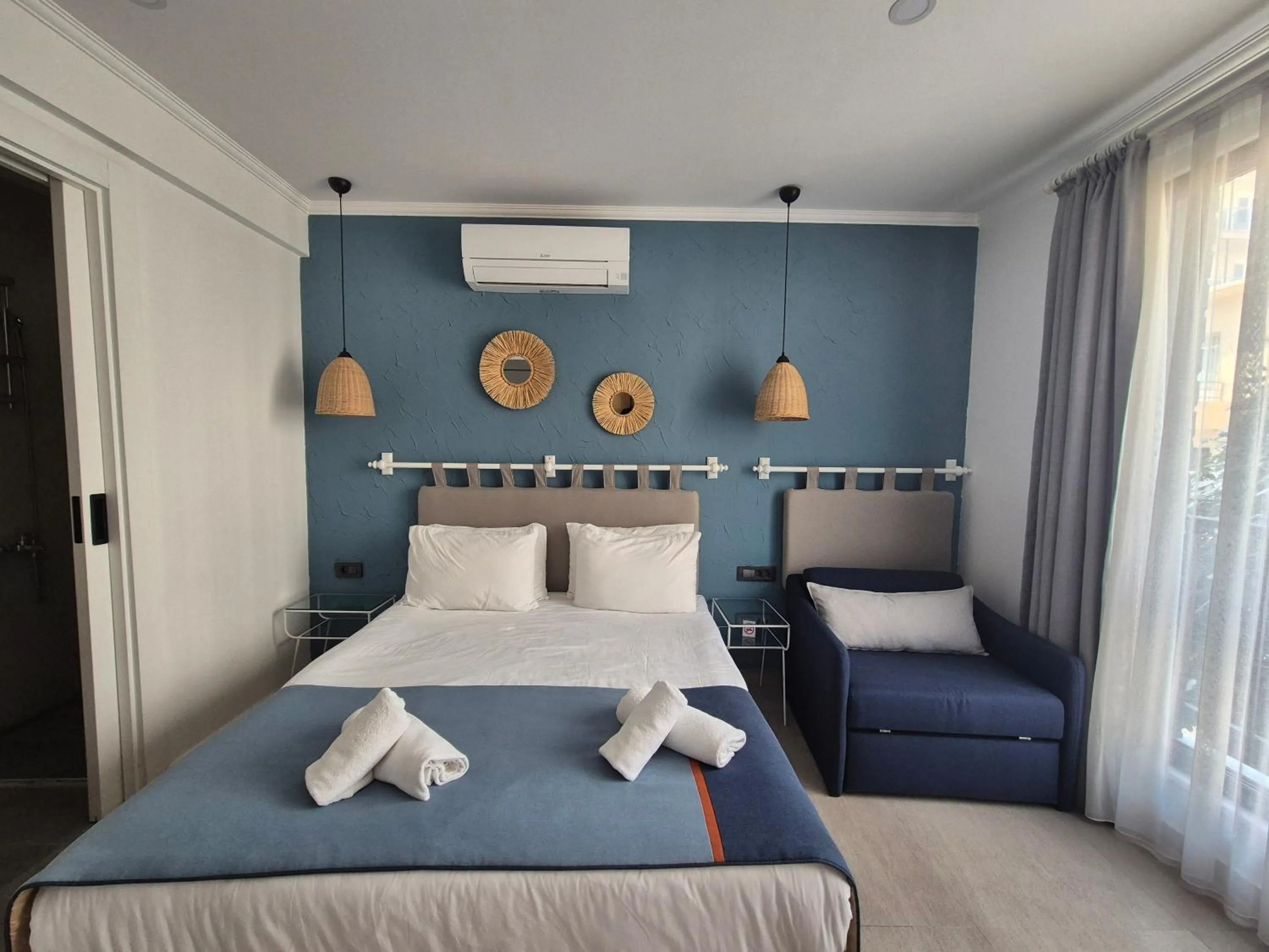 Bed in Park Hotel Rooms & Apart