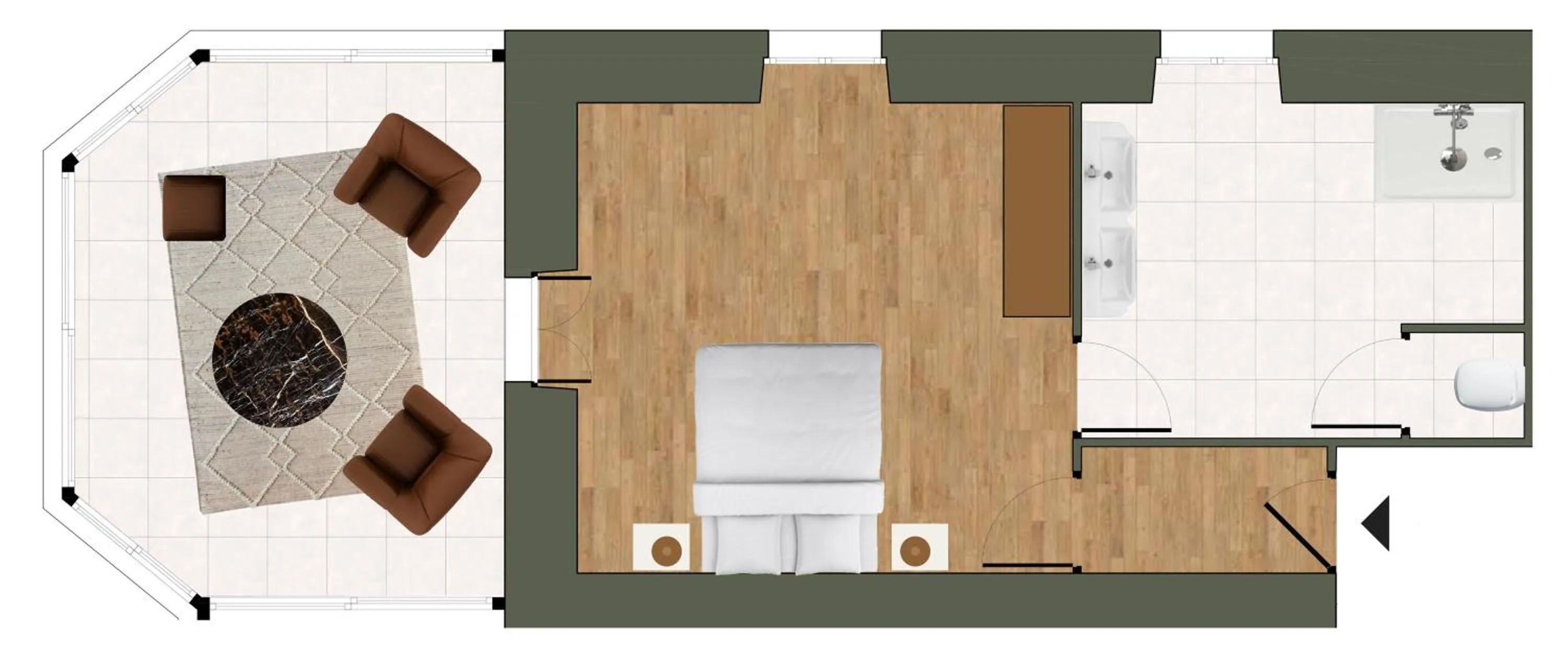 Floor plan in Logis Vélès