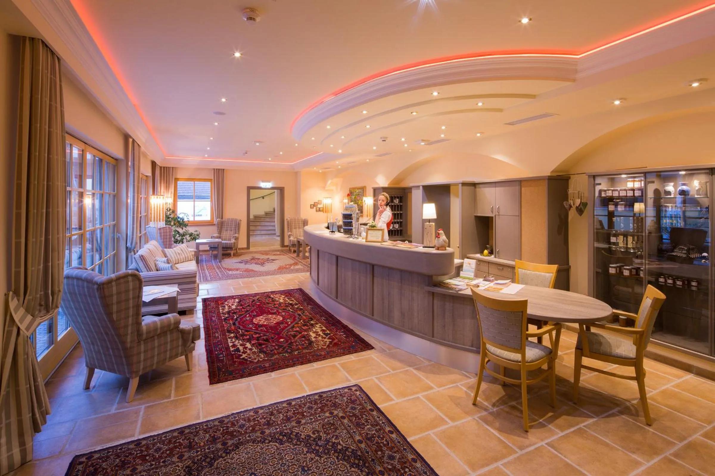 Lobby or reception in Hotel Zum Schwarzen Bären