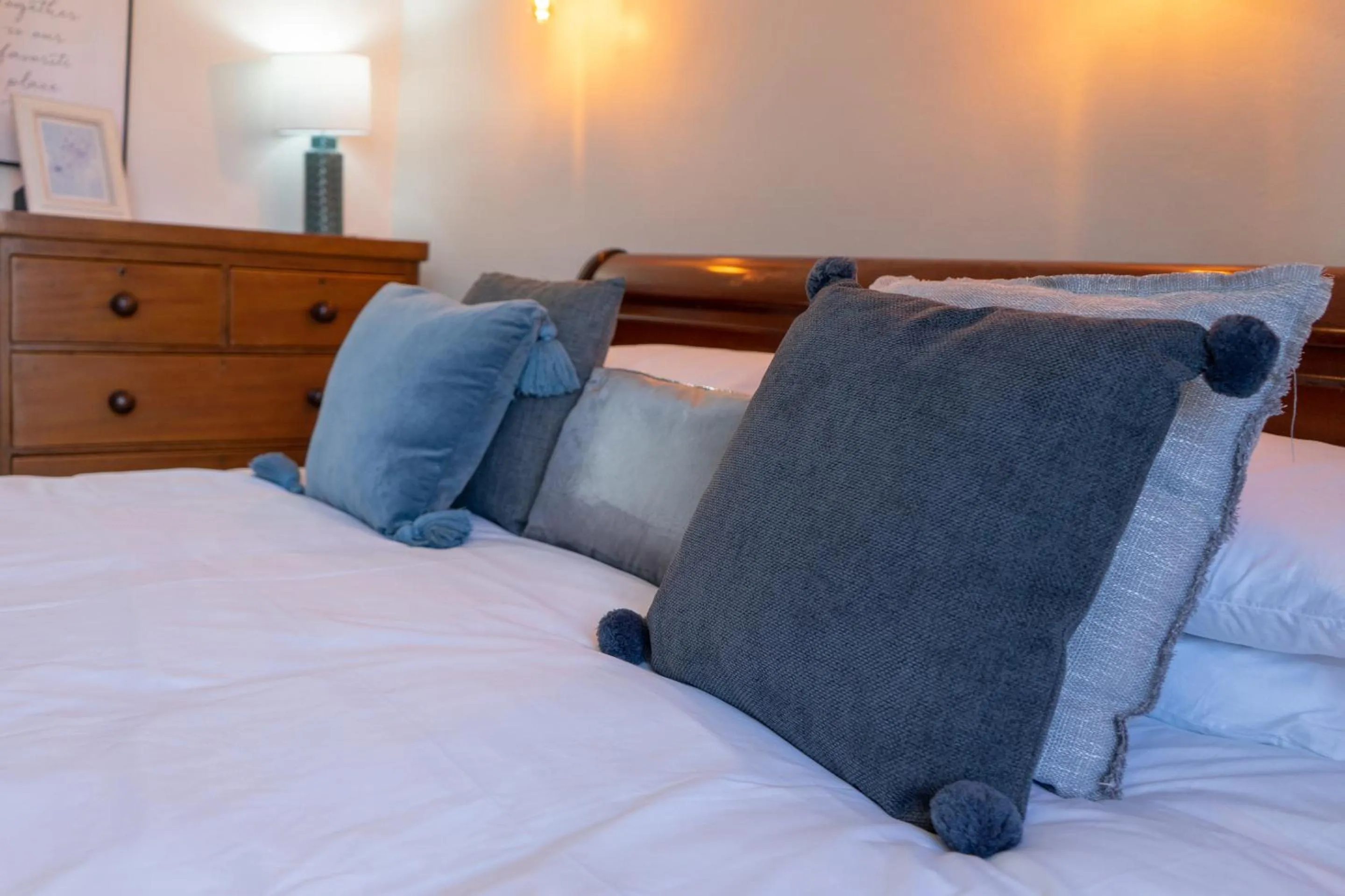 Bedroom, Bed in Belmont Villa - 4 Bed - Hot Tub Additional Cost - Sleeps 10-TJS22BV