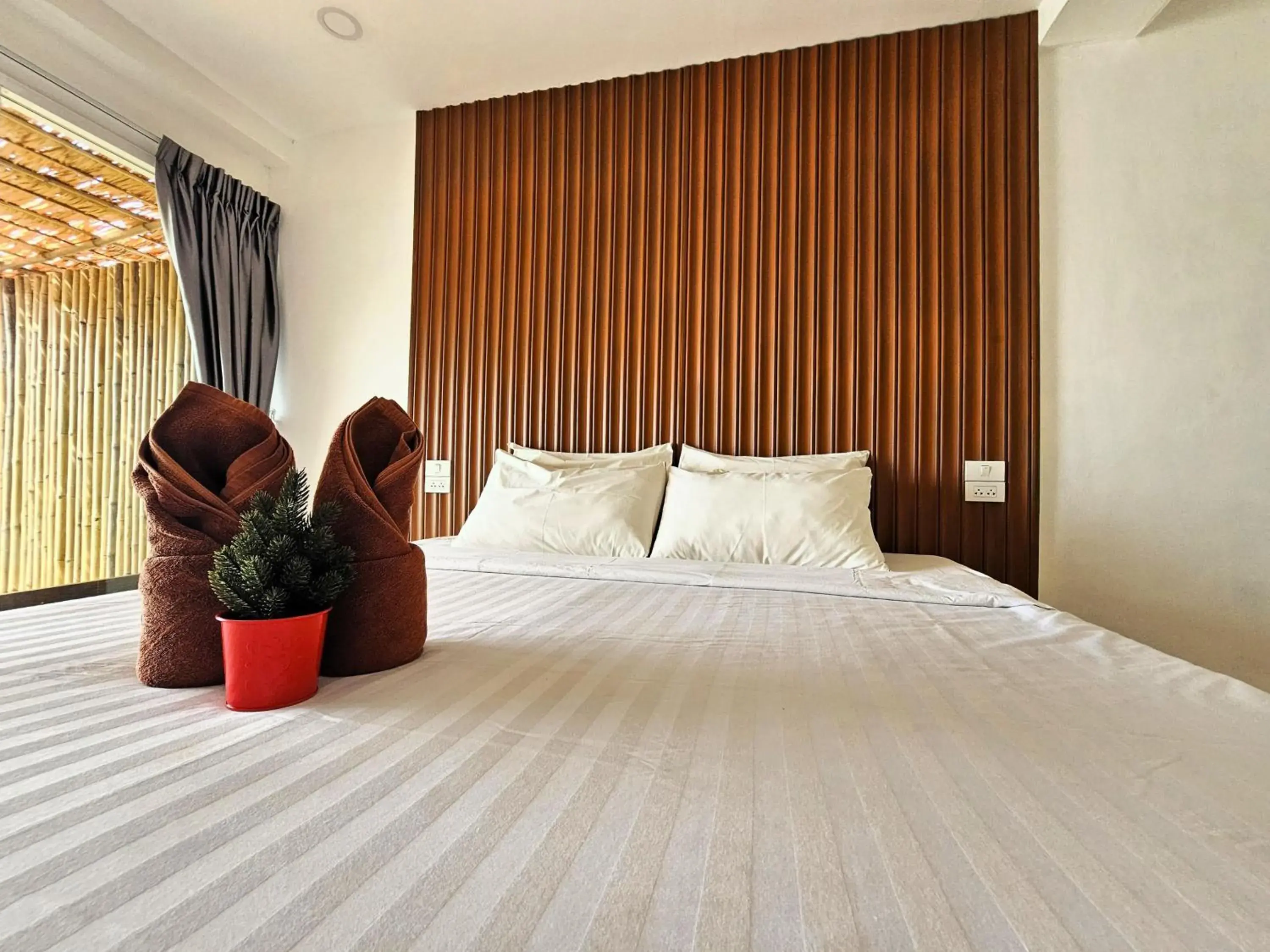 Bed in Baan I Taley On Sea Koh Larn Bed in Baan I Taley On Sea Koh Larn