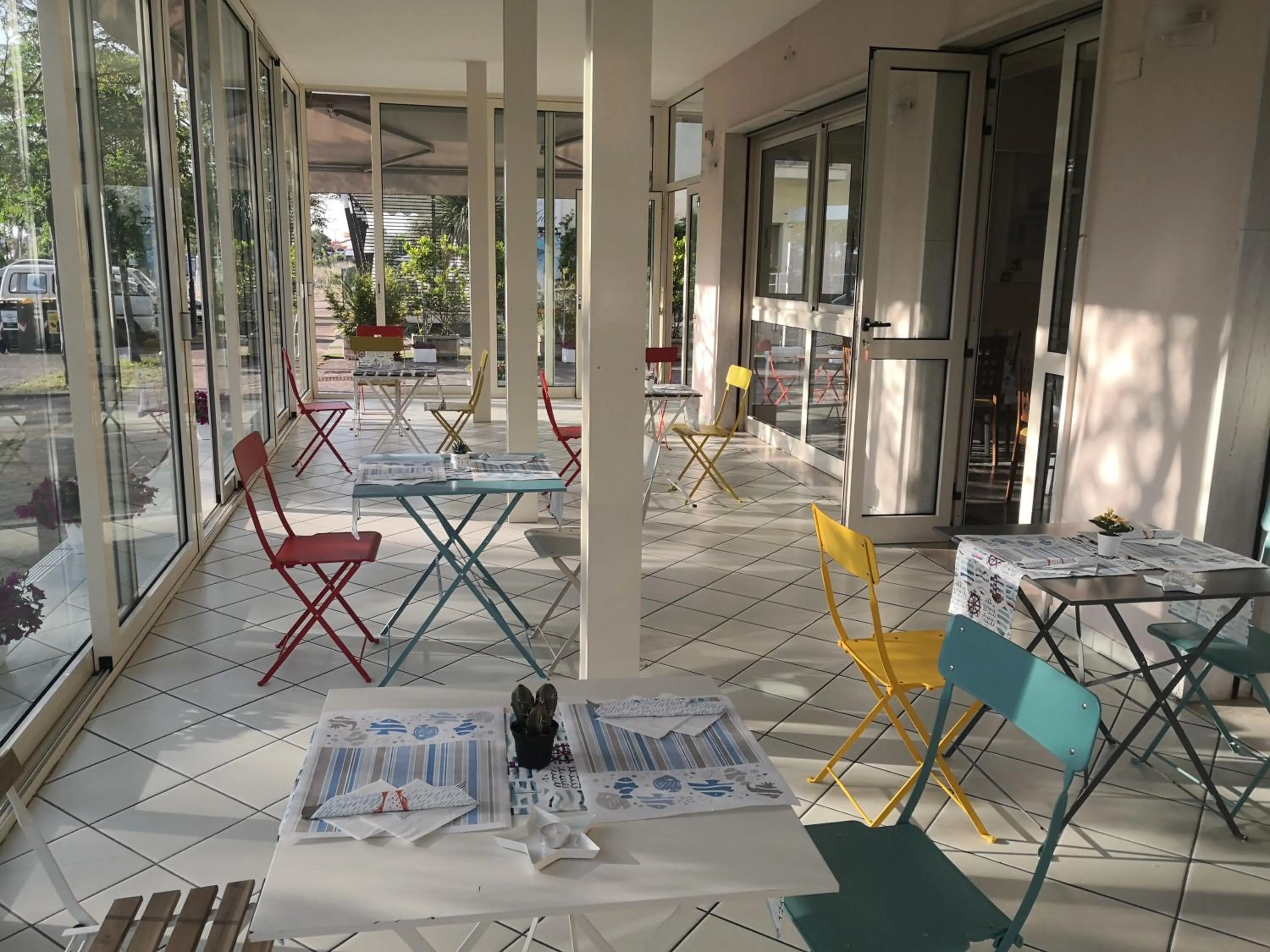 Patio in Hotel Primula