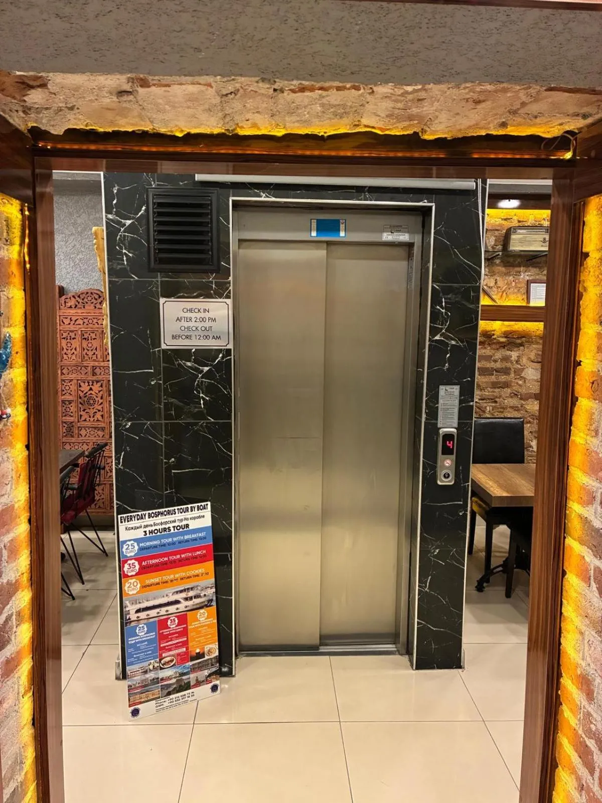 elevator in Grey House Apartments & Suites Istanbul