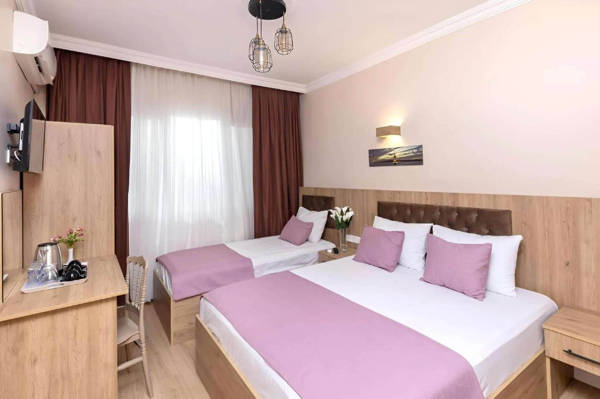 Bed in Grey House Apartments & Suites Istanbul