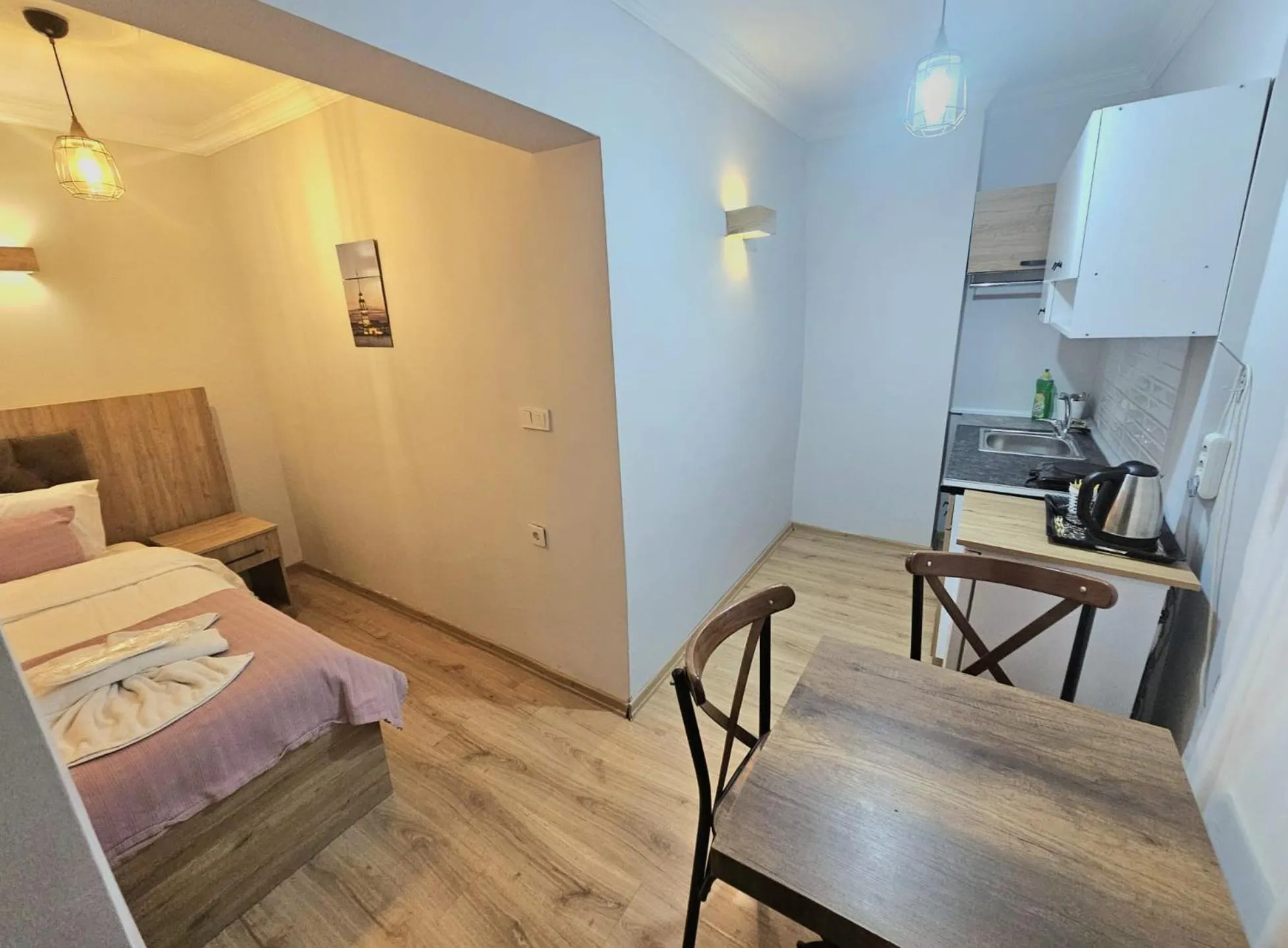 Bed in Grey House Apartments & Suites Istanbul