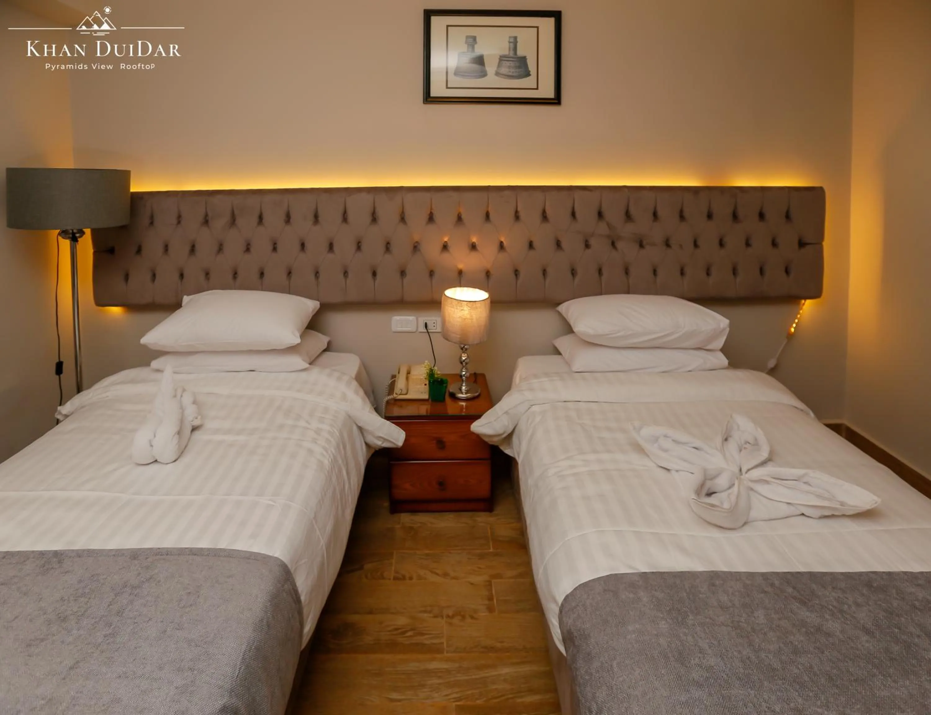 Bed in Khan Duidar Inn - Pyramids View Rooftop