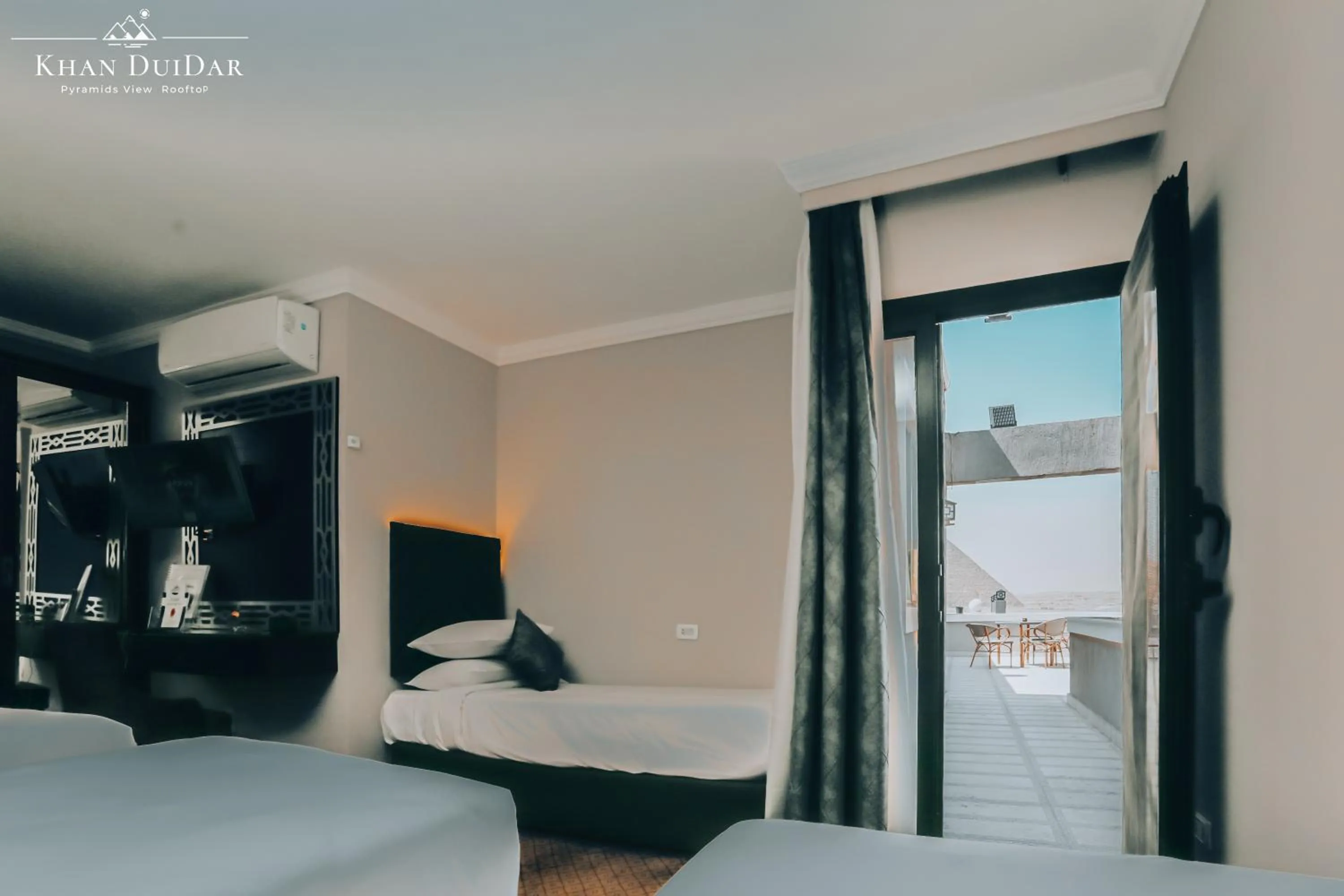 Bed in Khan Duidar Inn - Pyramids View Rooftop