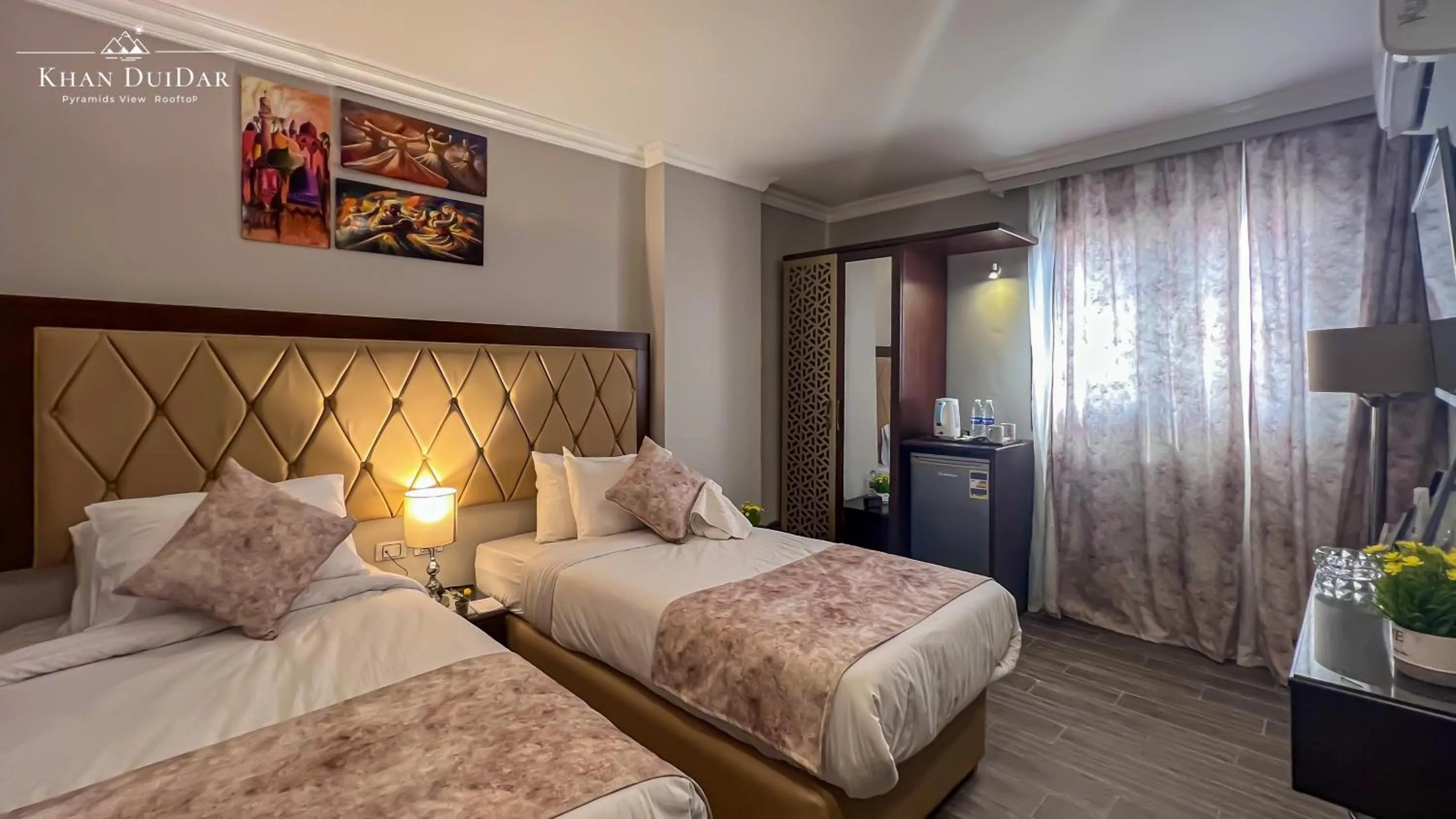 Bed in Khan Duidar Inn - Pyramids View Rooftop