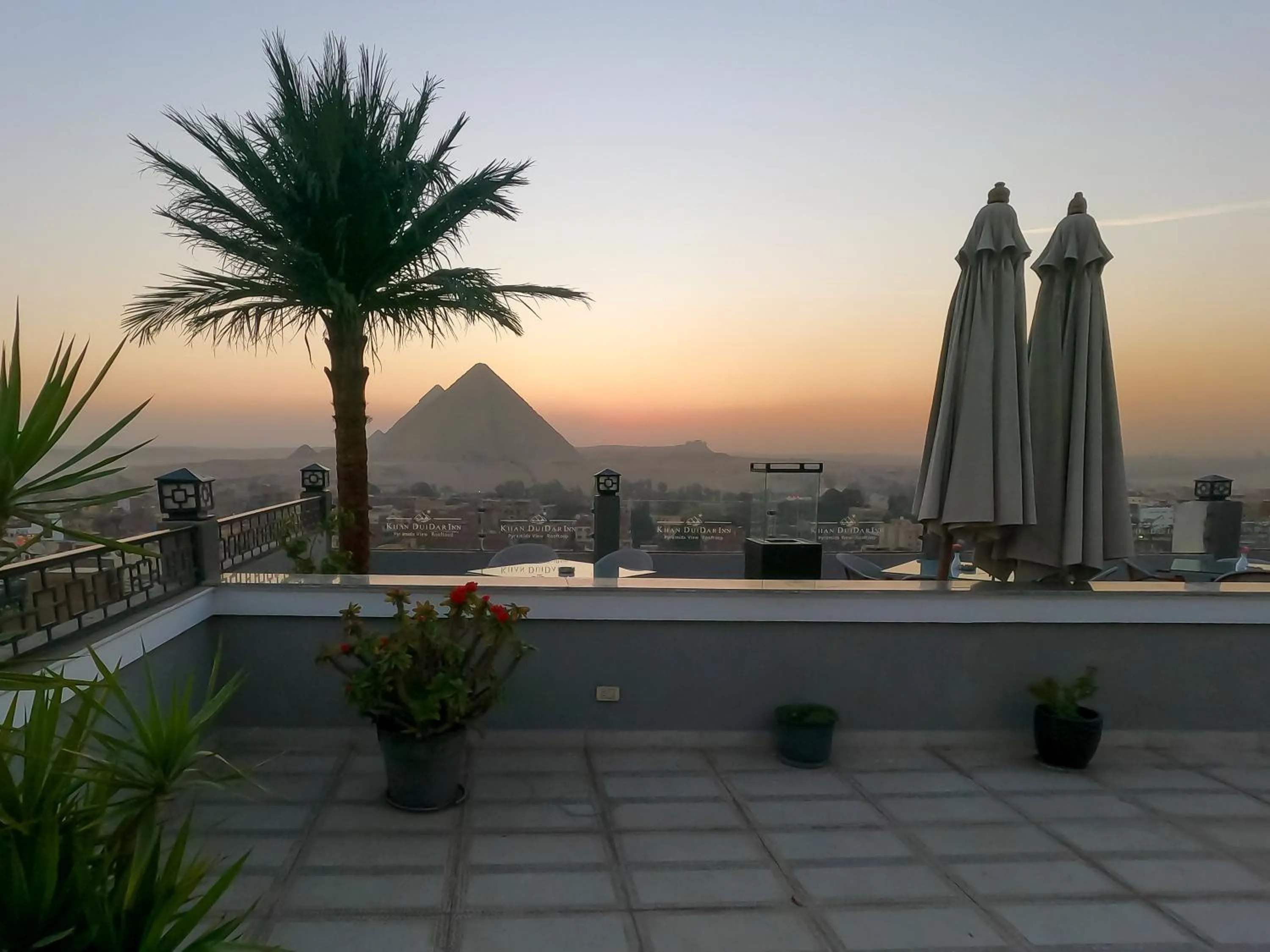 Balcony/Terrace in Khan Duidar Inn - Pyramids View Rooftop