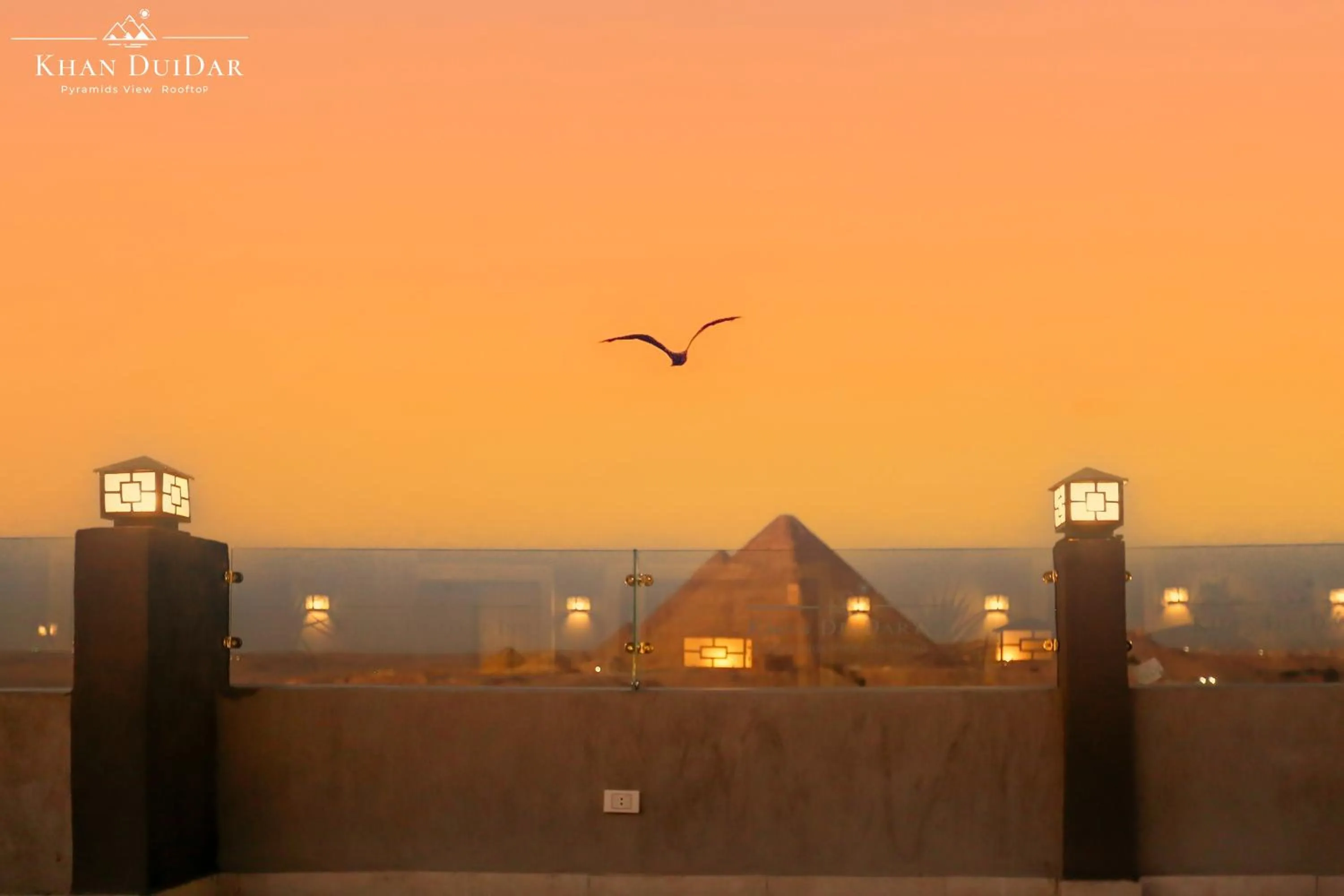Landmark view in Khan Duidar Inn - Pyramids View Rooftop