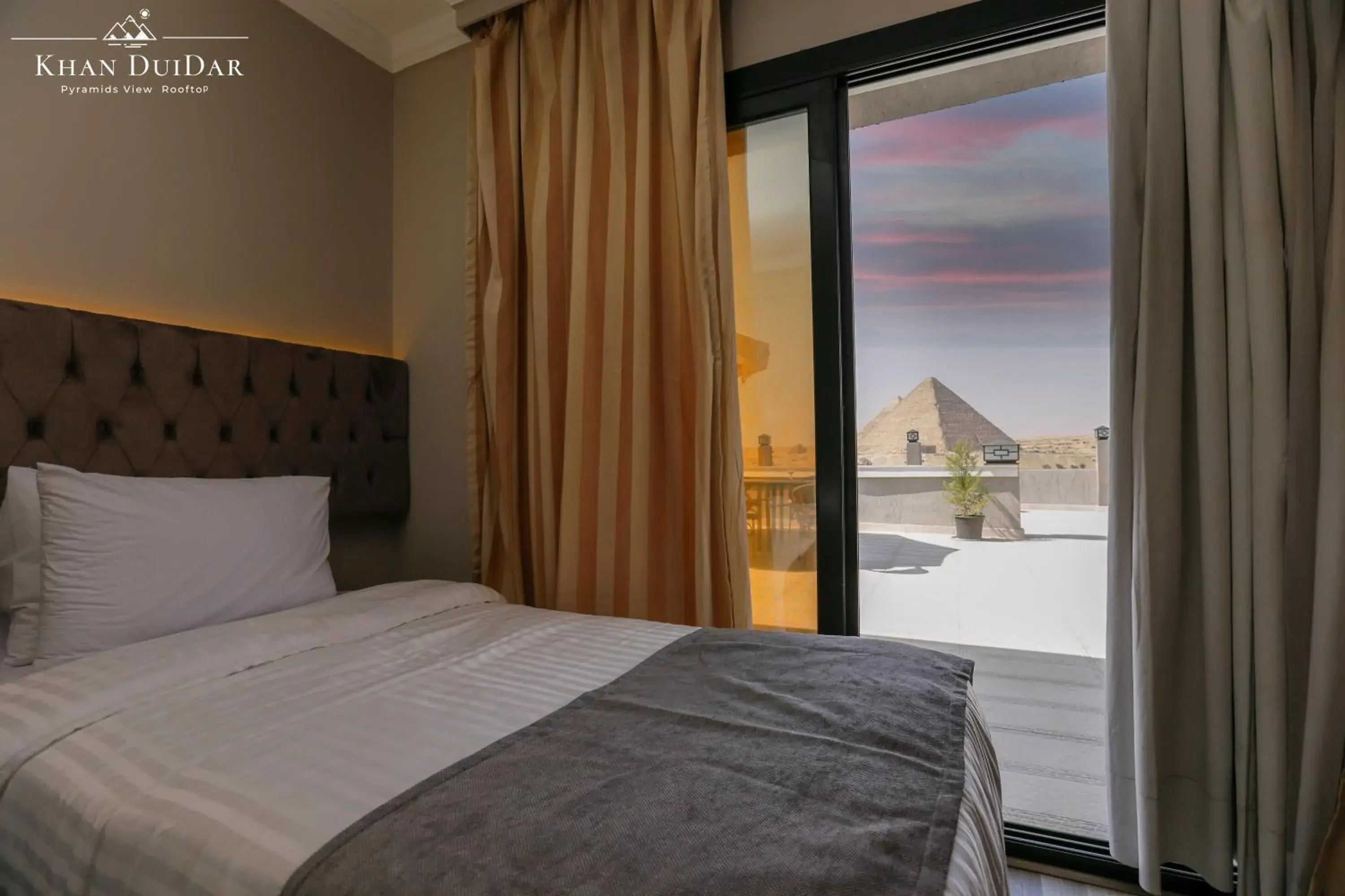 Nearby landmark, Bed in Khan Duidar Inn - Pyramids View Rooftop Nearby landmark, Bed in Khan Duidar Inn - Pyramids View Rooftop