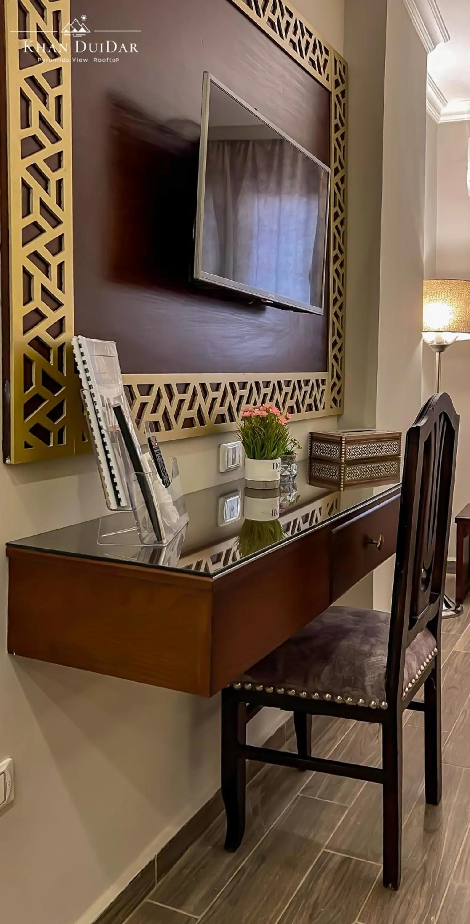 TV and multimedia in Khan Duidar Inn - Pyramids View Rooftop