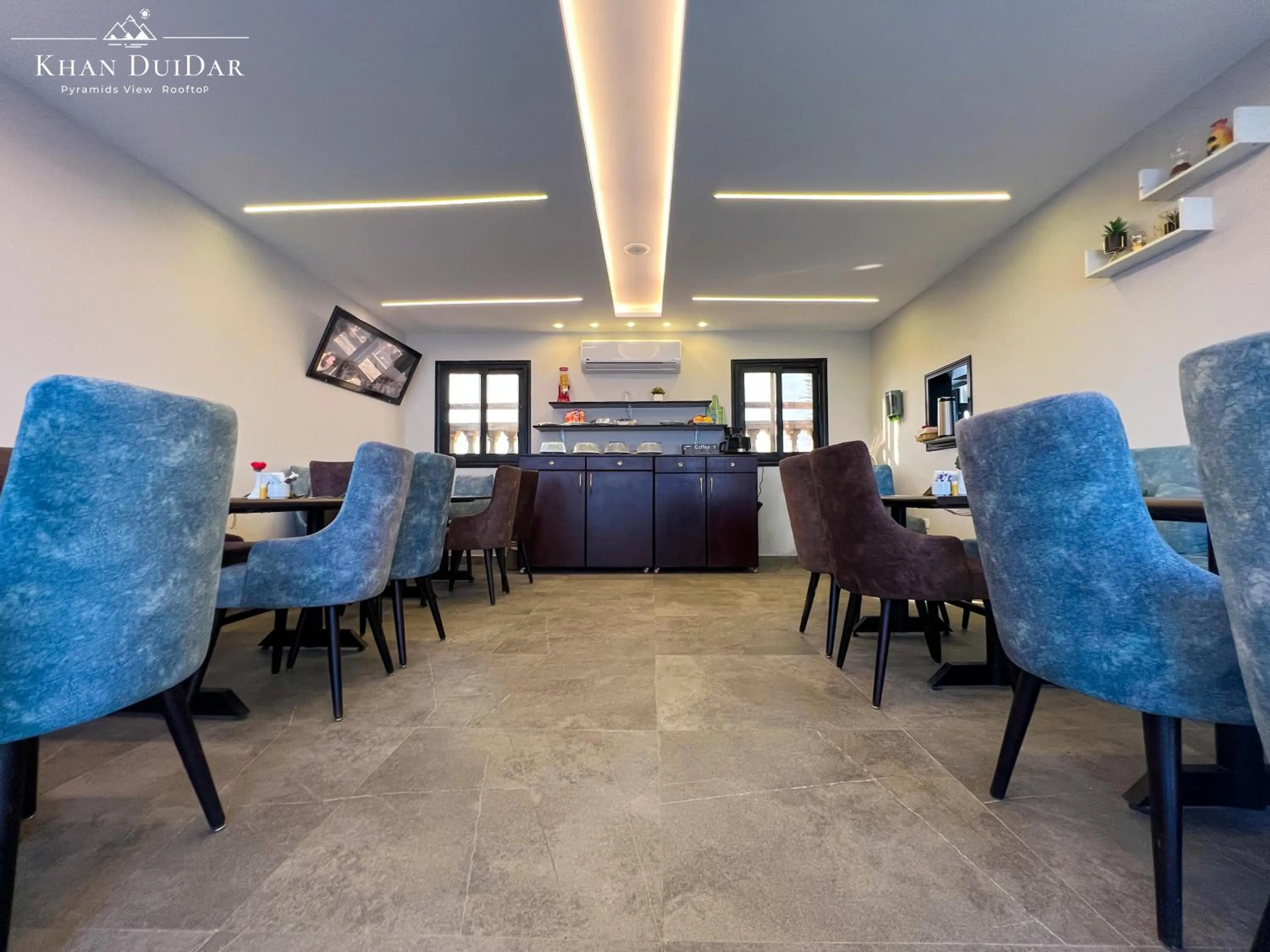 Restaurant/places to eat in Khan Duidar Inn - Pyramids View Rooftop