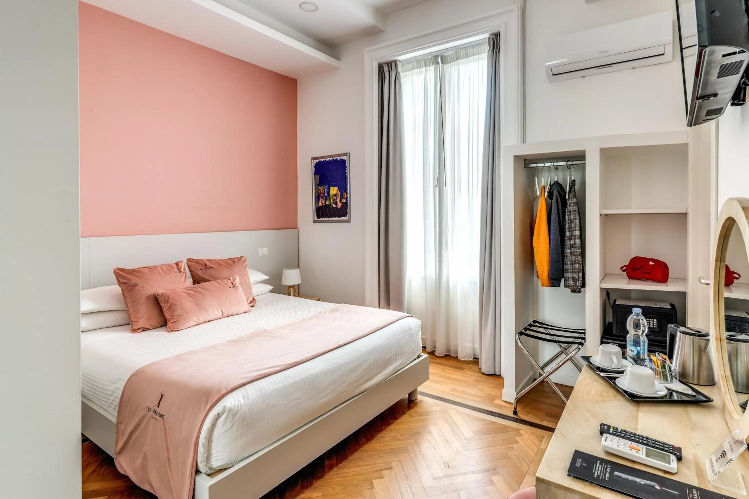 Bed in Le Angioine Rooms