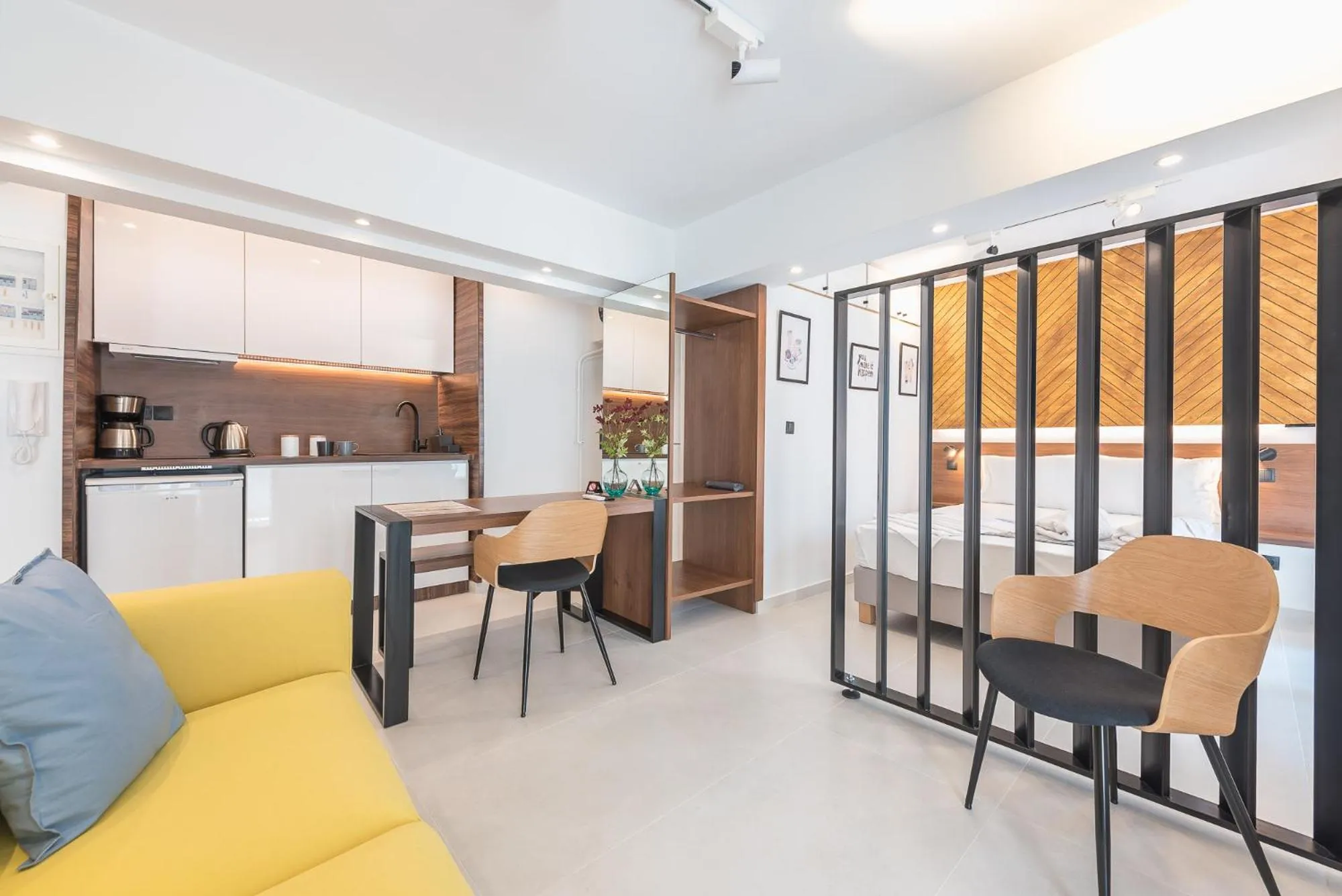 Kitchen or kitchenette in Phaedon, the Terrace Suite Near Acropolis By CloudKeys