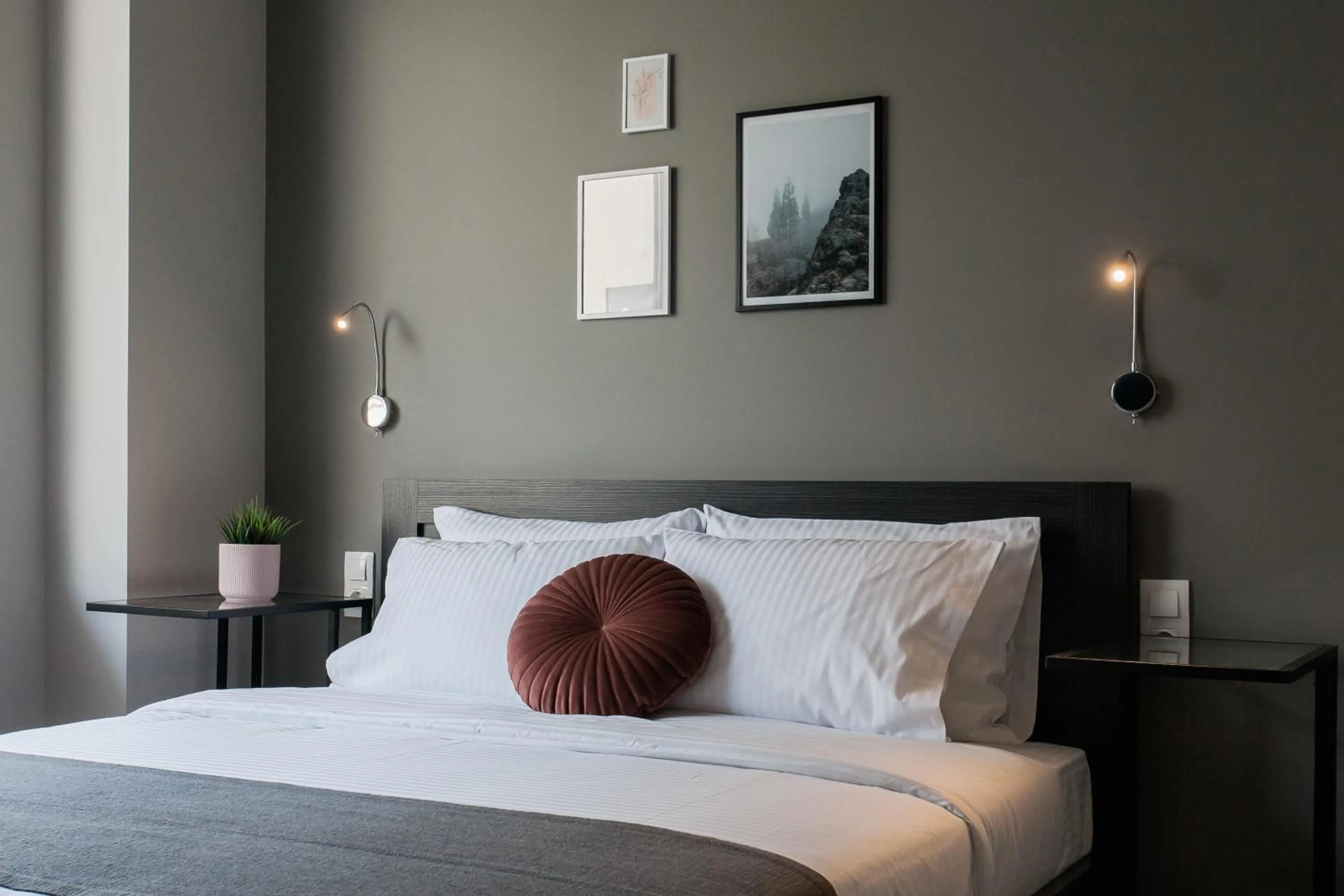 Bedroom, Bed in WYZ Athens Apartments by UPSTREET